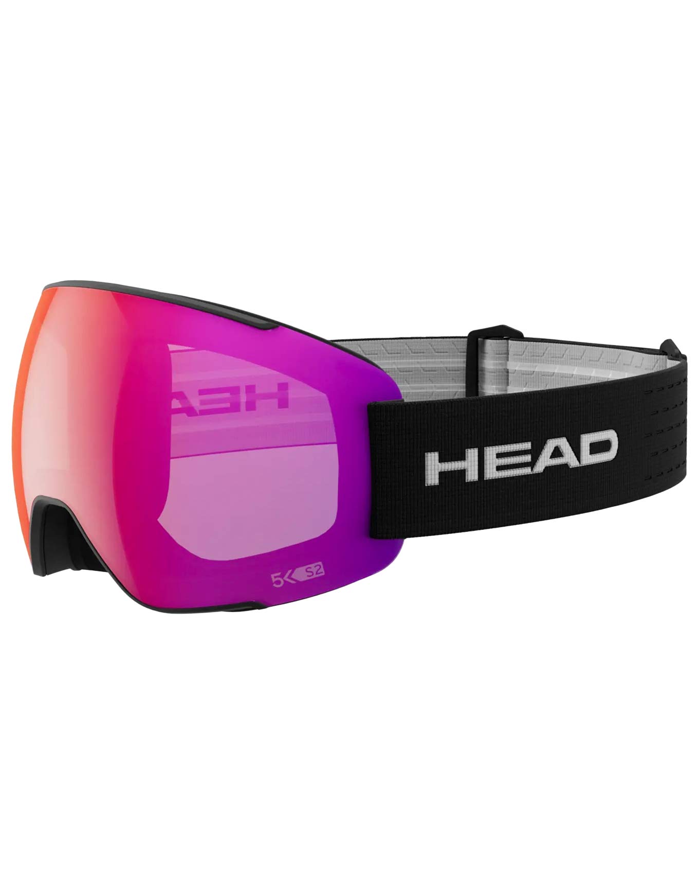 Masque de ski - Magnify 5K Red/Black en Silicone - Noir
