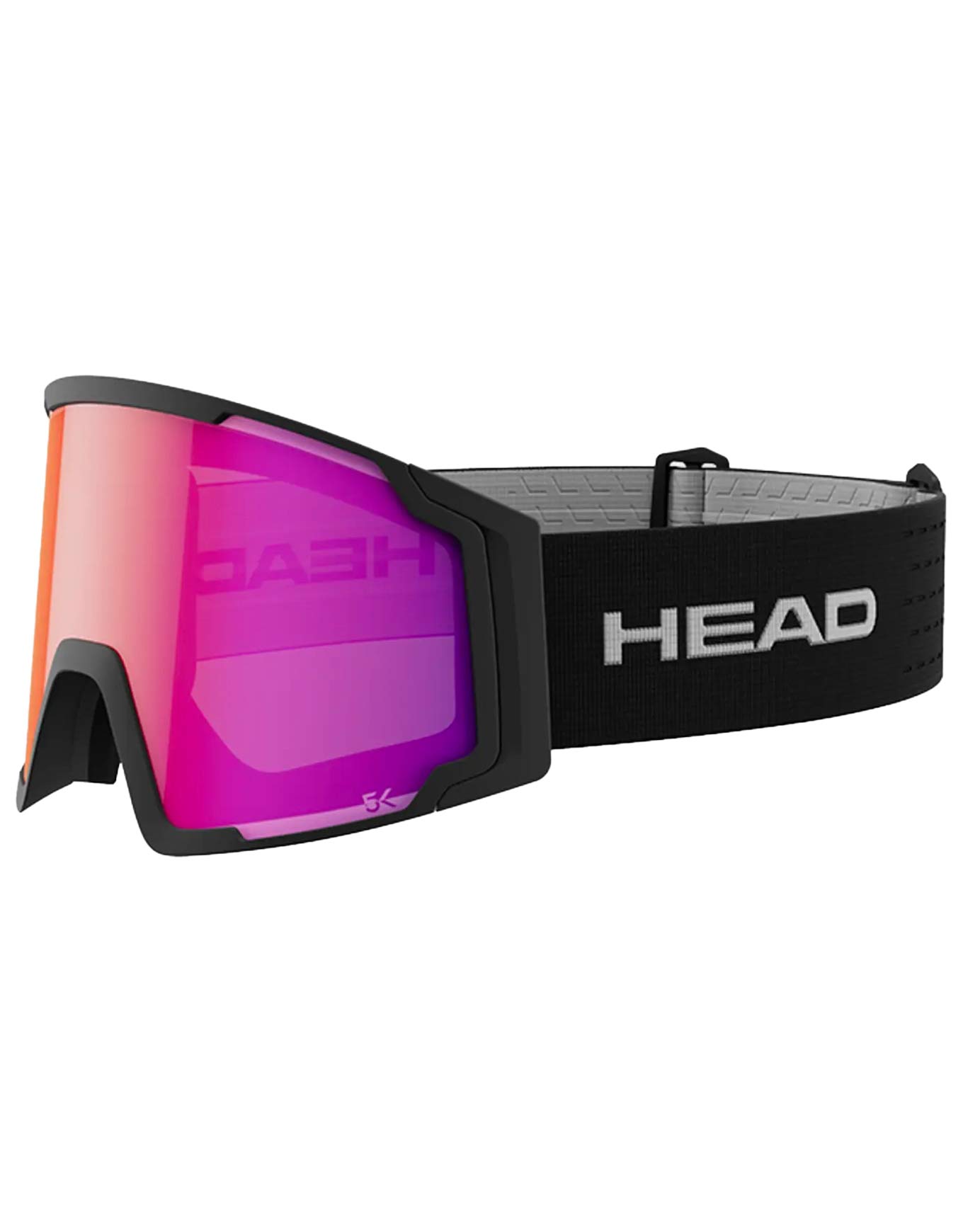 Masque de ski Neves Pro 5K Red Black aus Silikon Größe L schwarz