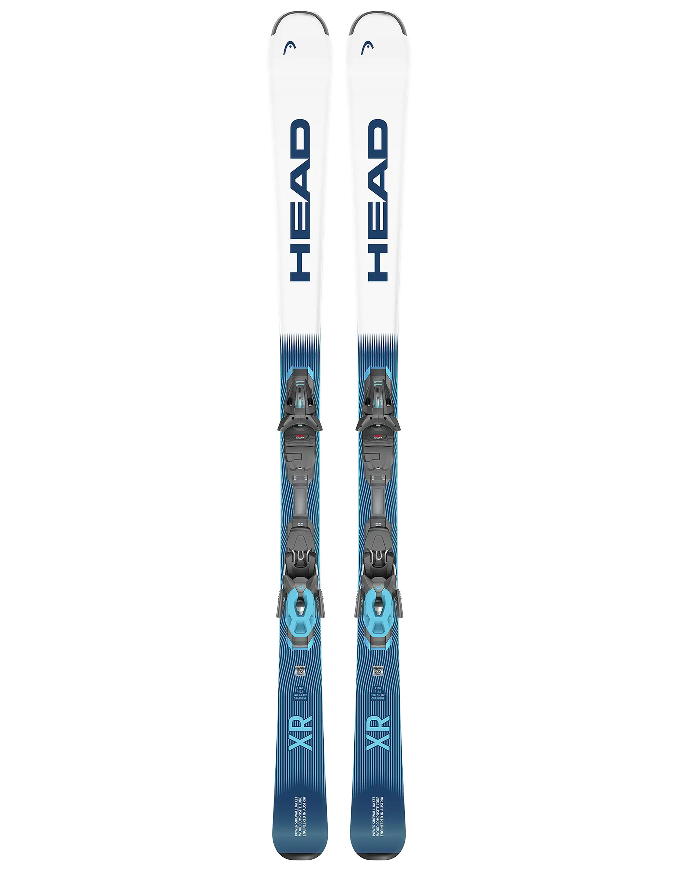 Ski Set inkl. Bdg. Freizeit-Skier Wc Rebels Xr + Pr 10 Gw Promo Größe 163 cm Weiß,Blau