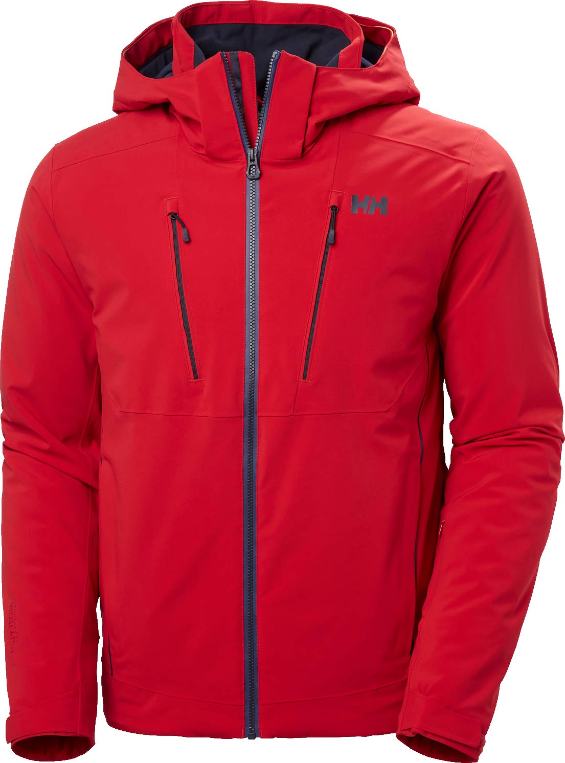 Wasserfeste, atmungsaktive und isolierende Skijacke aus Primaloft® Alpha 4.0 Jacket Red für Herren aus Wolle Größe S Rot