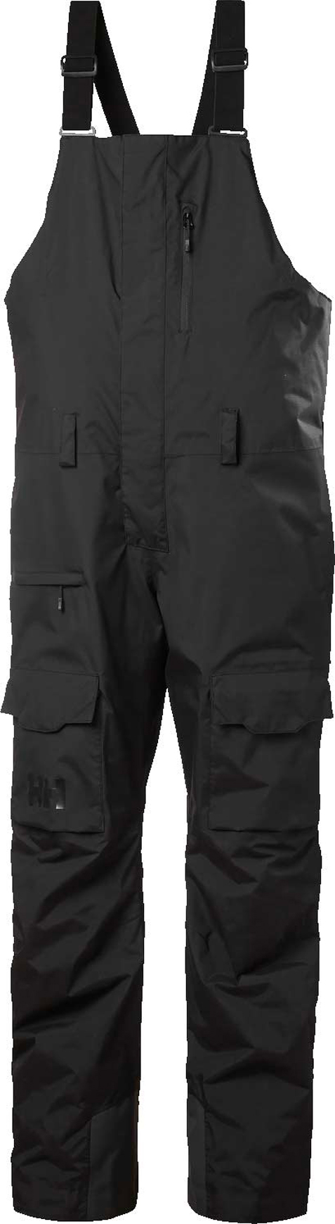 Isolierte Ski Latzhose aus Primaloft® Black Eco Sogn Bib Cargo Pant Black für Herren aus Wolle Größe S schwarz