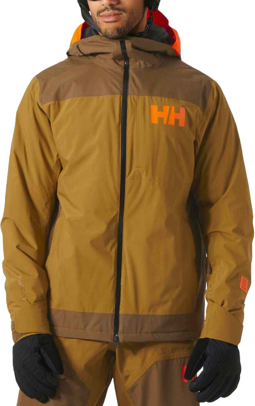 Veste de ski imperméable et isolée en PrimaLoft Balck Eco® Powdreamer 2.0 Jacket Sepia für Herren Größe S Braun