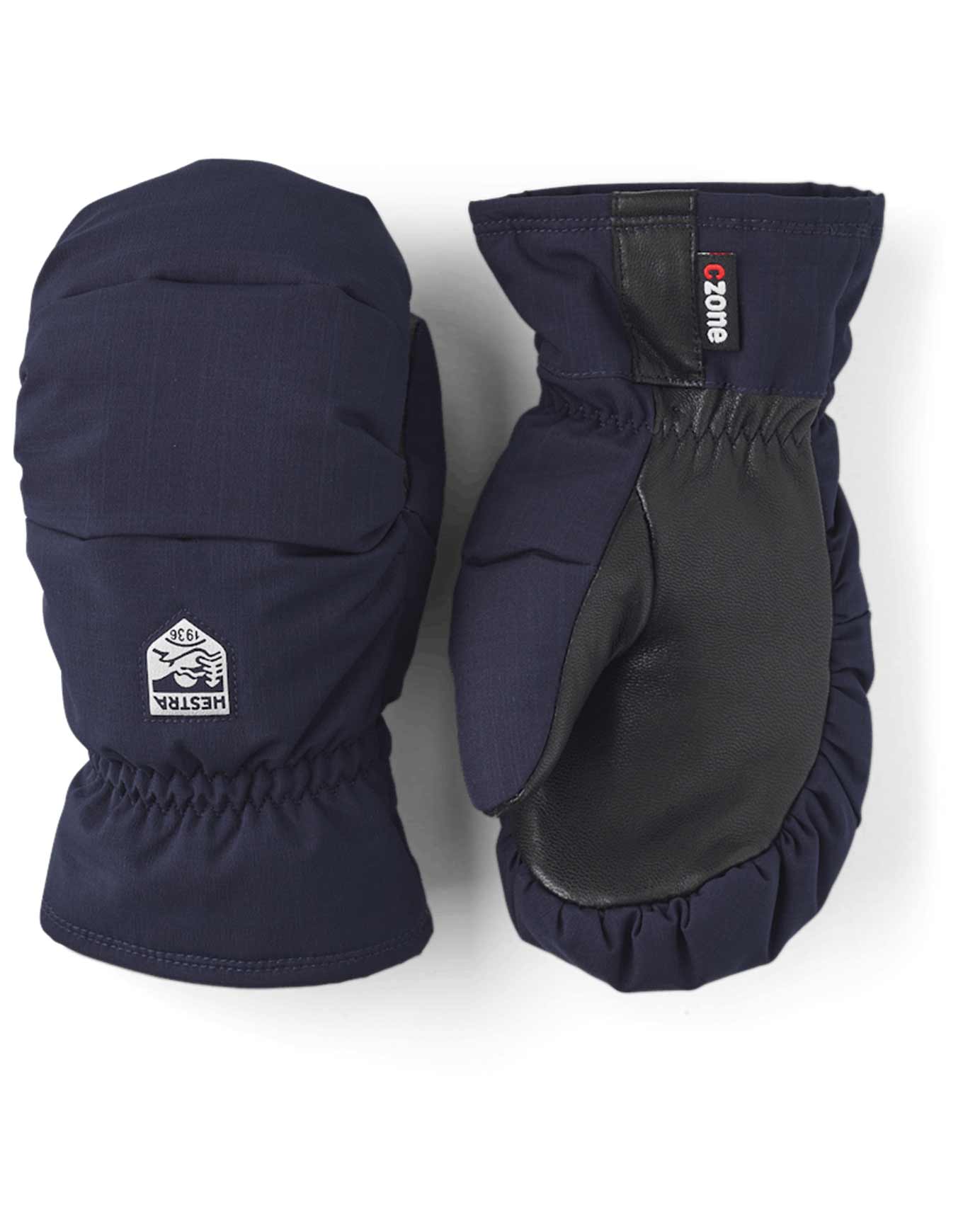 Ski Fäustlinge aus Leder und Primaloft Foss Jr. Mitt Navy aus Leder Kindergröße 7 Navy blau