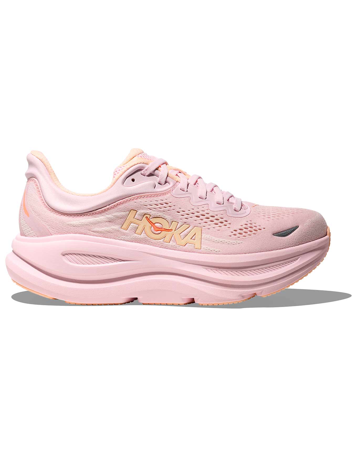Chaussures de running - Bondi 9 W Lilac Cream/Tangerine Glow - Taille 36 2/3 - Rose