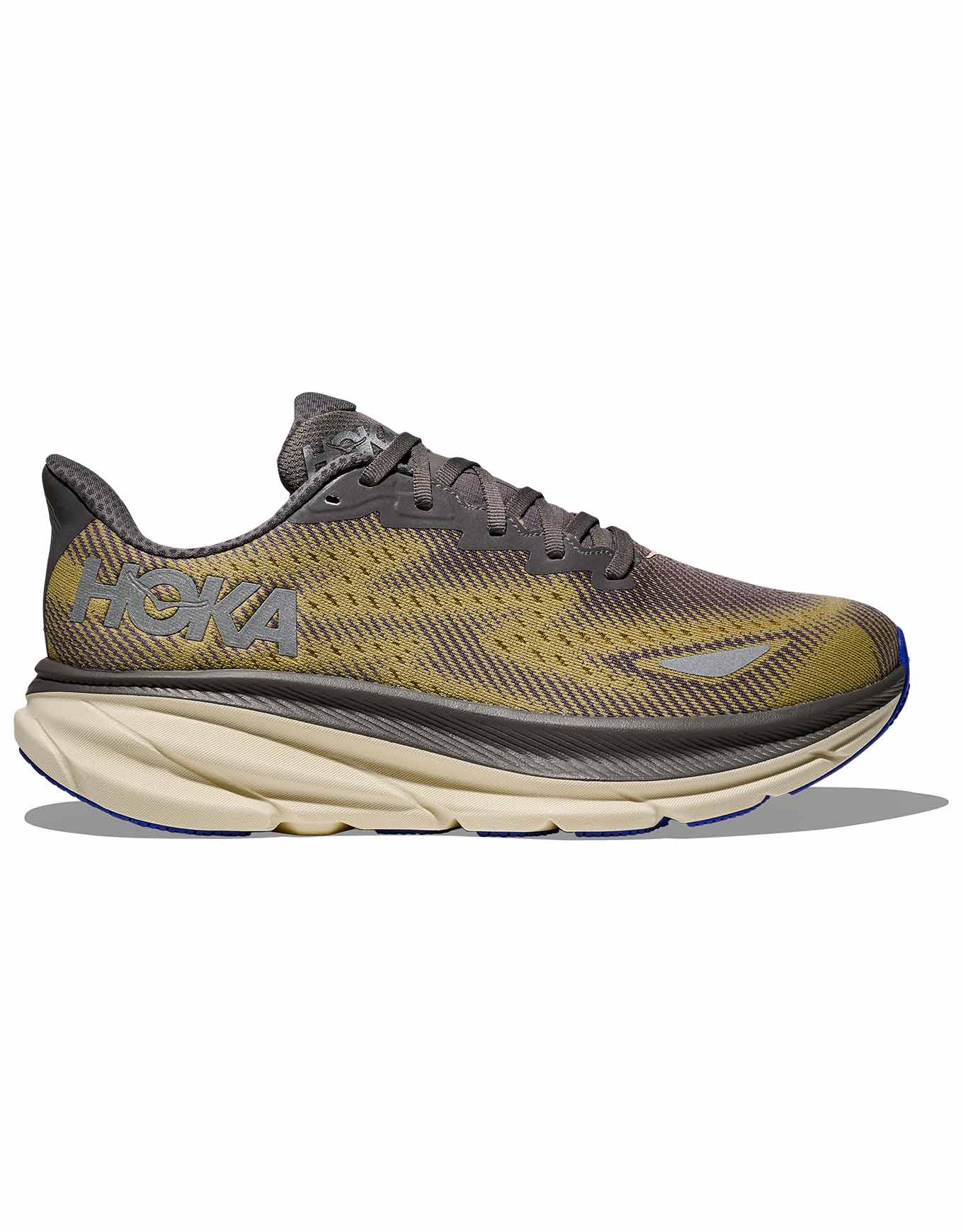 Chaussures de running en GORE-TEX - Clifton 9 GTX M Gravel/Eggshell - Taille 43 1/3 - Marron
