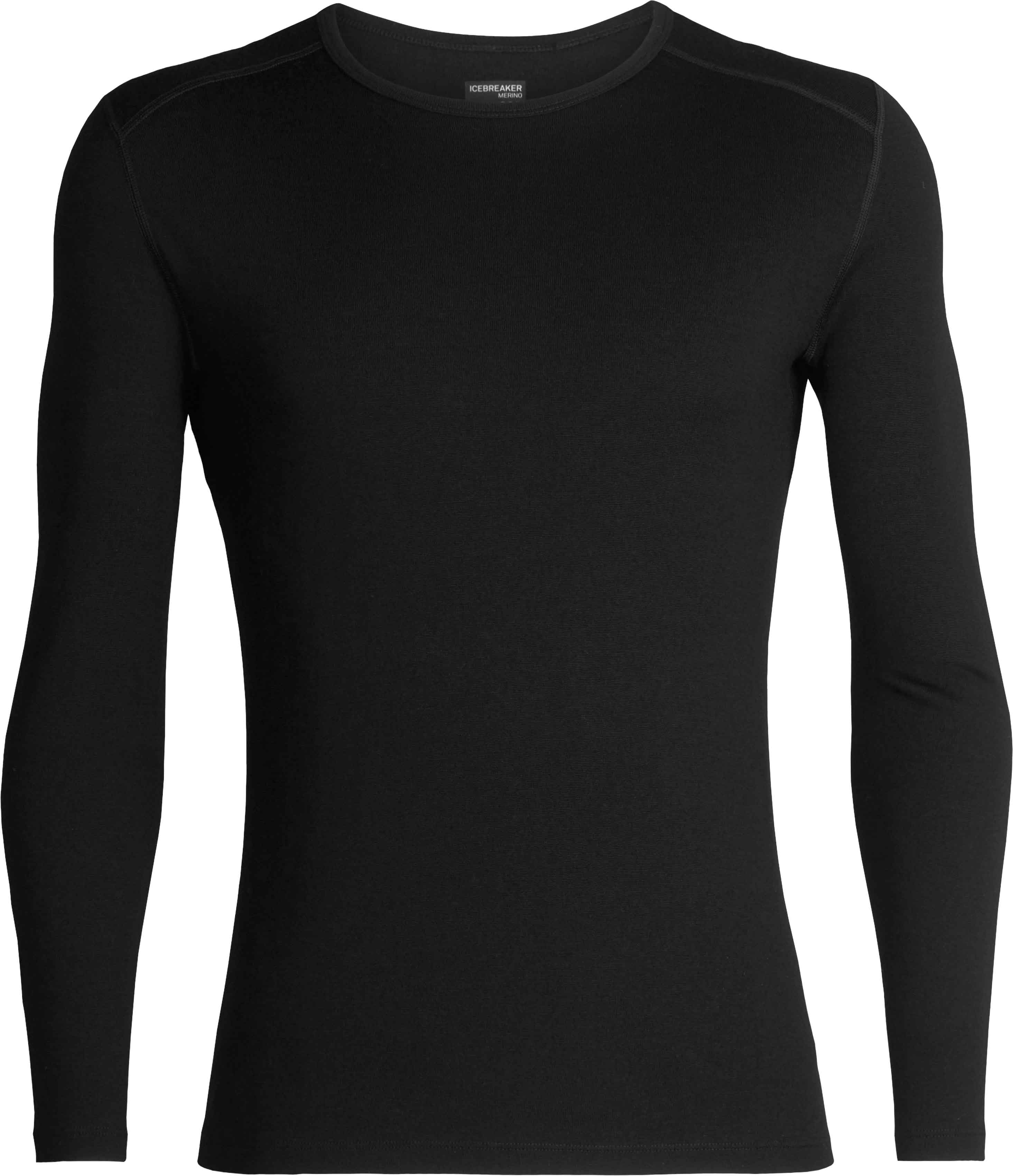 Sous-vêtement en laine de mérinos - M Merino 260 Tech LS Crewe Black en Laine - Taille S - Noir