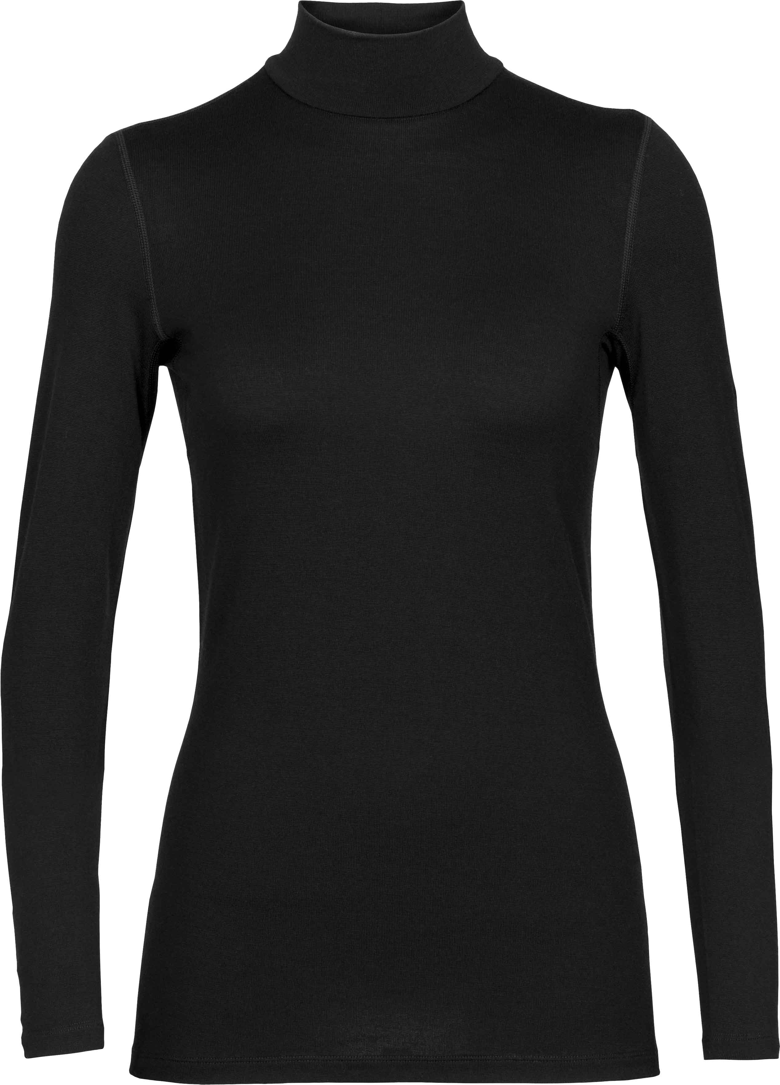 Sous-vêtement en laine de mérinos - W Merino 260 Tech LS Turtleneck Black en Laine - Taille M - Noir