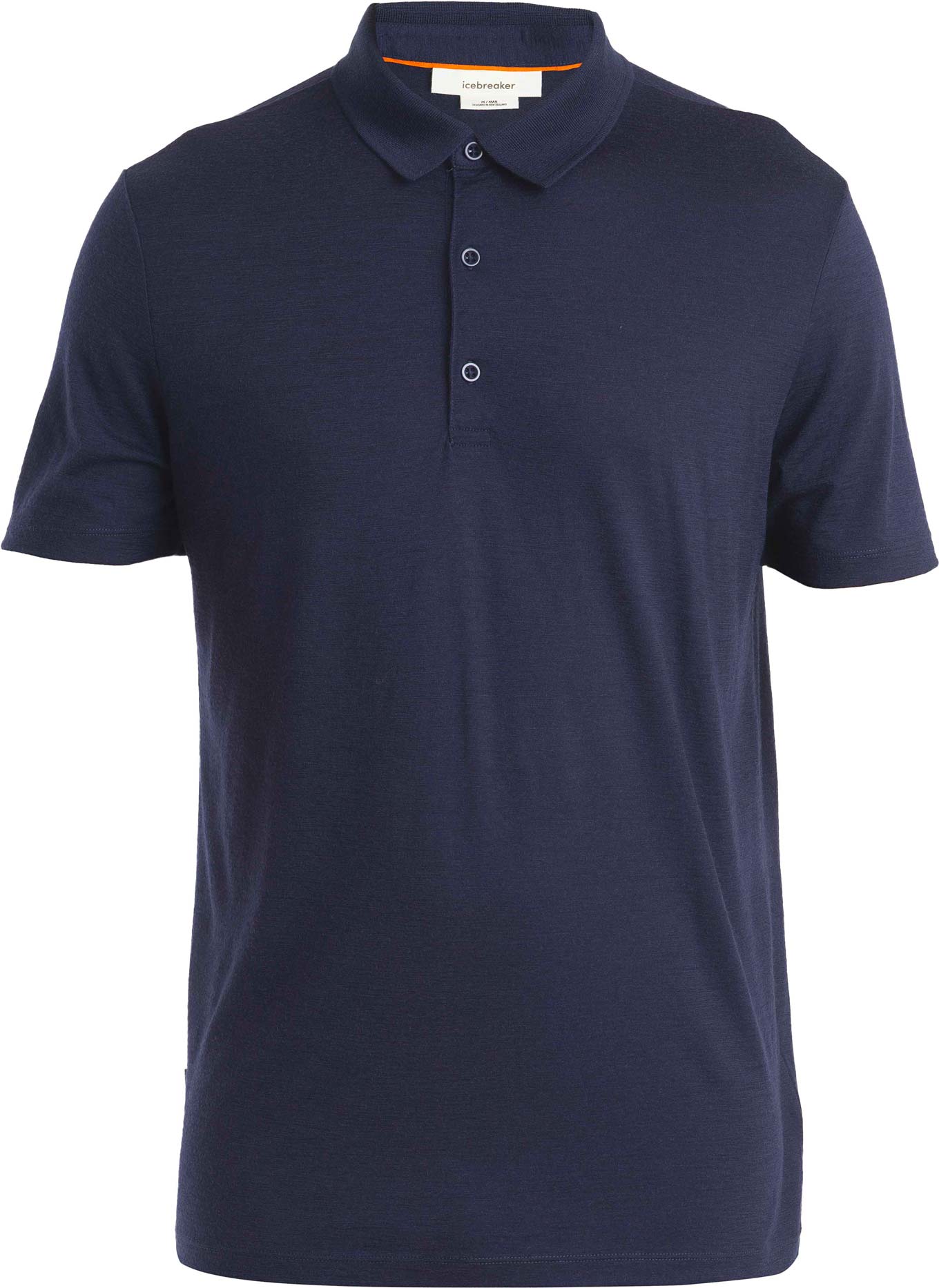 Polo en laine de mérinos - M Merino 150 Tech Lite SS Polo Midnight Navy en Laine - Taille M