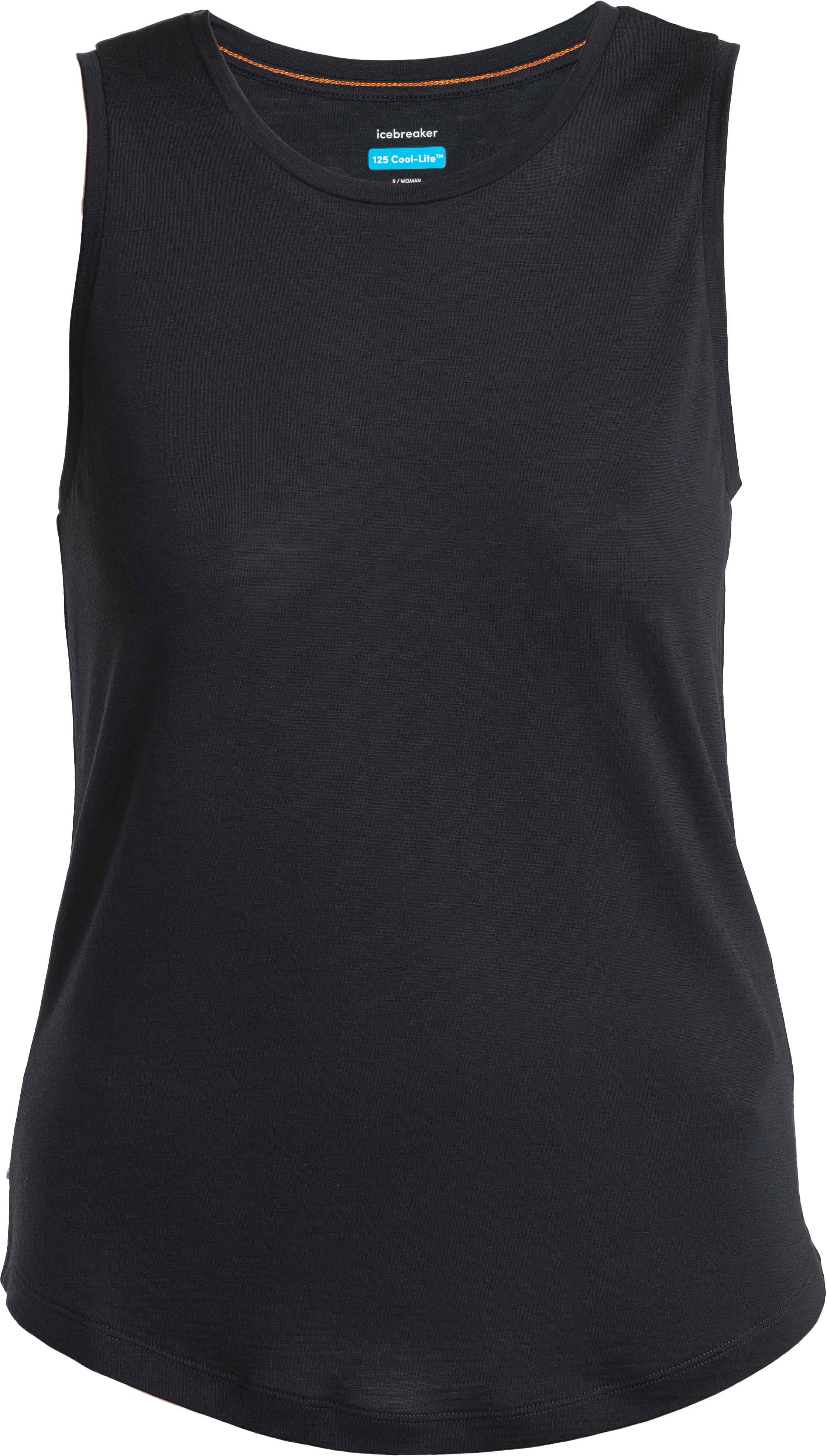 Débardeur en laine de mérinos - W Merino Blend 125 Cool-Lite Sphere Tank Black - Taille XS - Noir