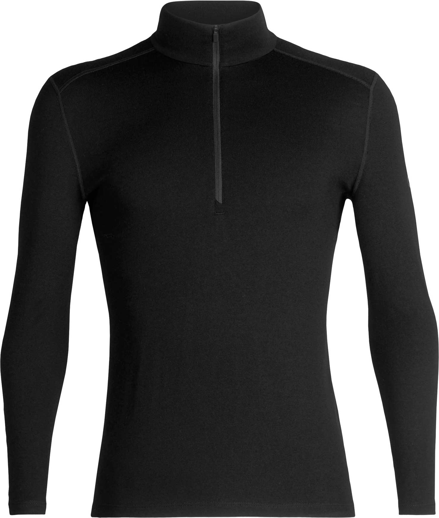 Funktionsunterwäsche aus Merinowolle M Merino 260 Tech LS Half Zip Black für Herren aus Wolle Größe M schwarz