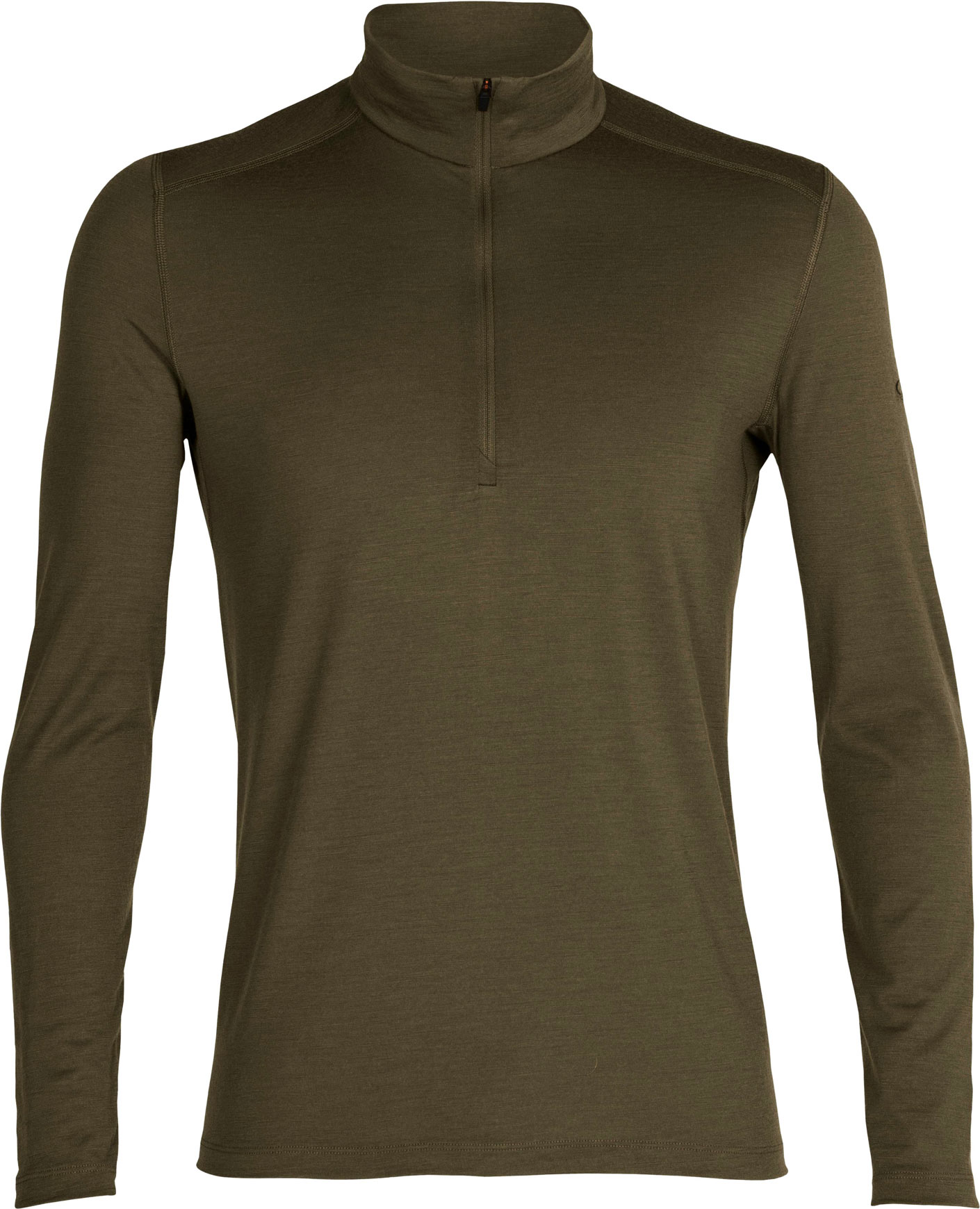 Funktionsunterwäsche aus Merinowolle M Merino 200 Oasis LS Half Zip Loden für Herren aus Wolle Größe L Khaki