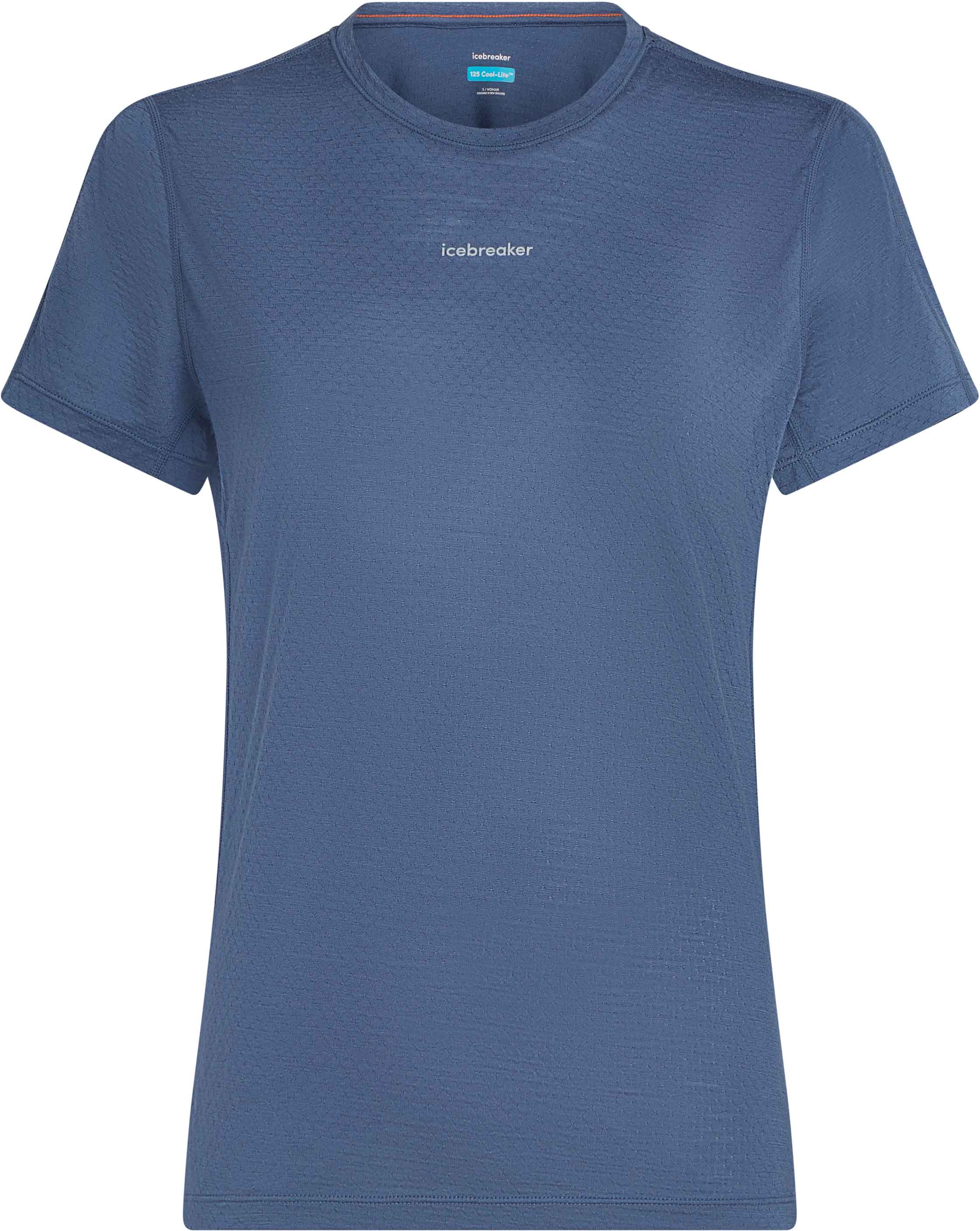 T-shirt léger et respirant - W Merino Blend 125 Cool-Lite Speed SS Tee Dawn - Taille L - Bleu