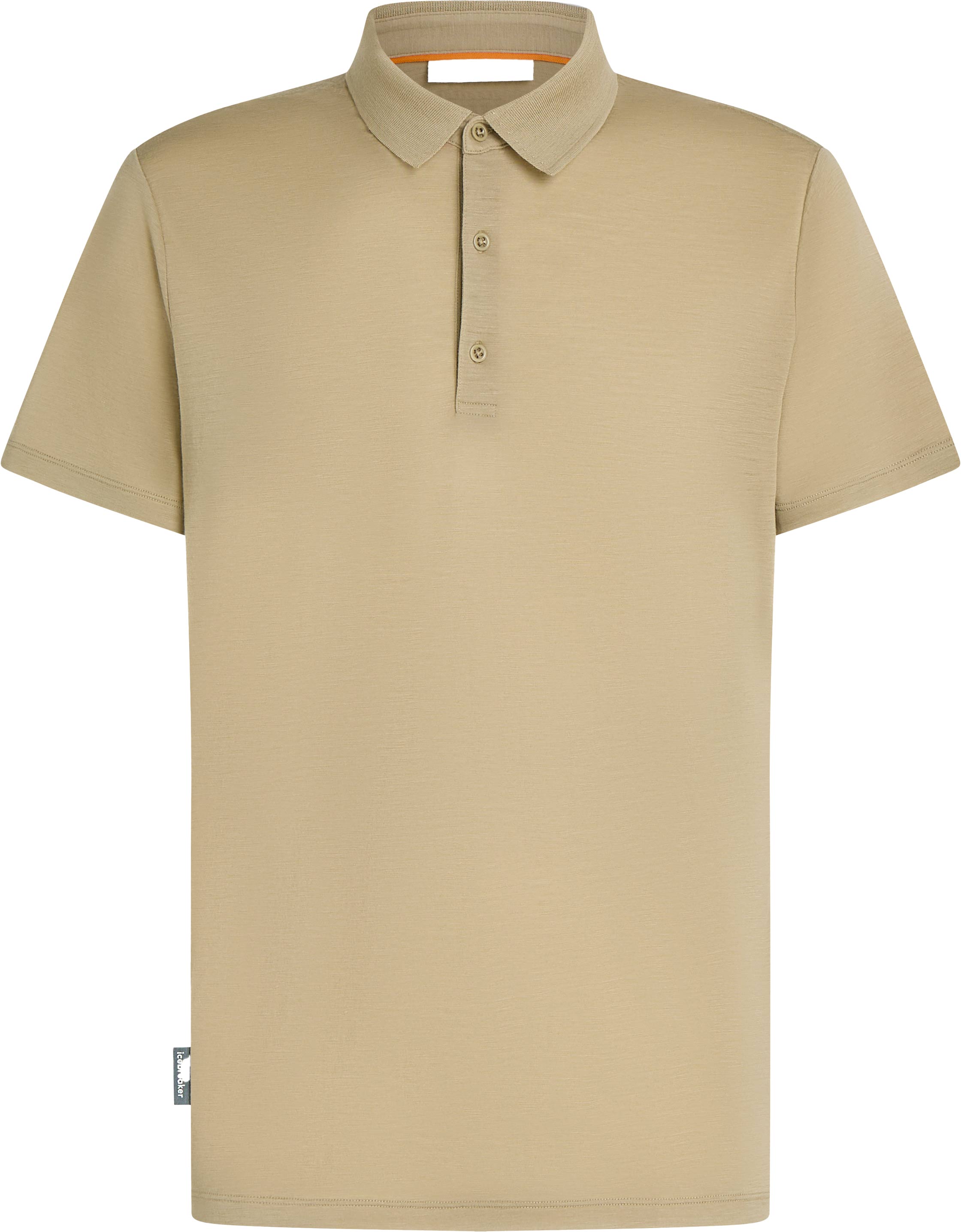 Polo en laine de mérinos à manches courtes - M Merino 150 Tech Lite SS Polo Flagstone en Laine - Taille S - Beige