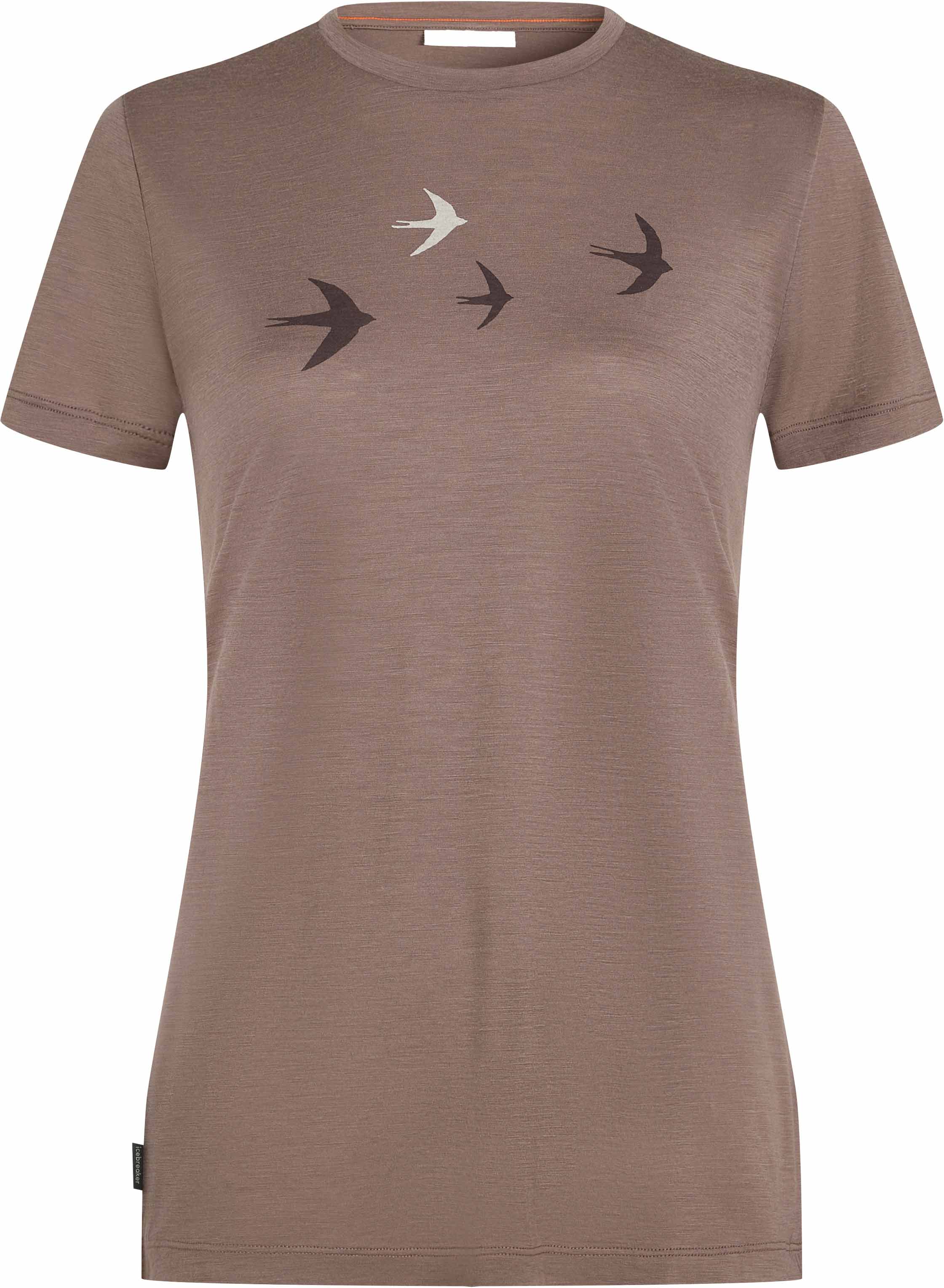 T-shirt de randonnée en laine de mérinos léger et respirant - W Merino 150 Tech Lite SS Tee Bird Transit Porcini en Laine