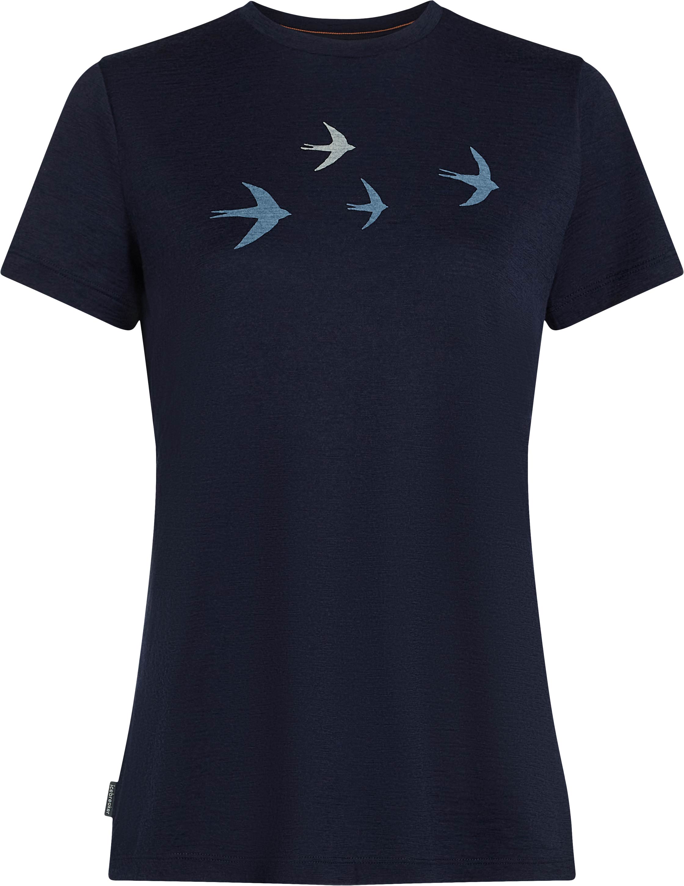 T-shirt de randonnée en laine de mérinos léger - W Merino 150 Tech Lite SS Tee Bird Transit Midnight Navy en Laine - Taille S