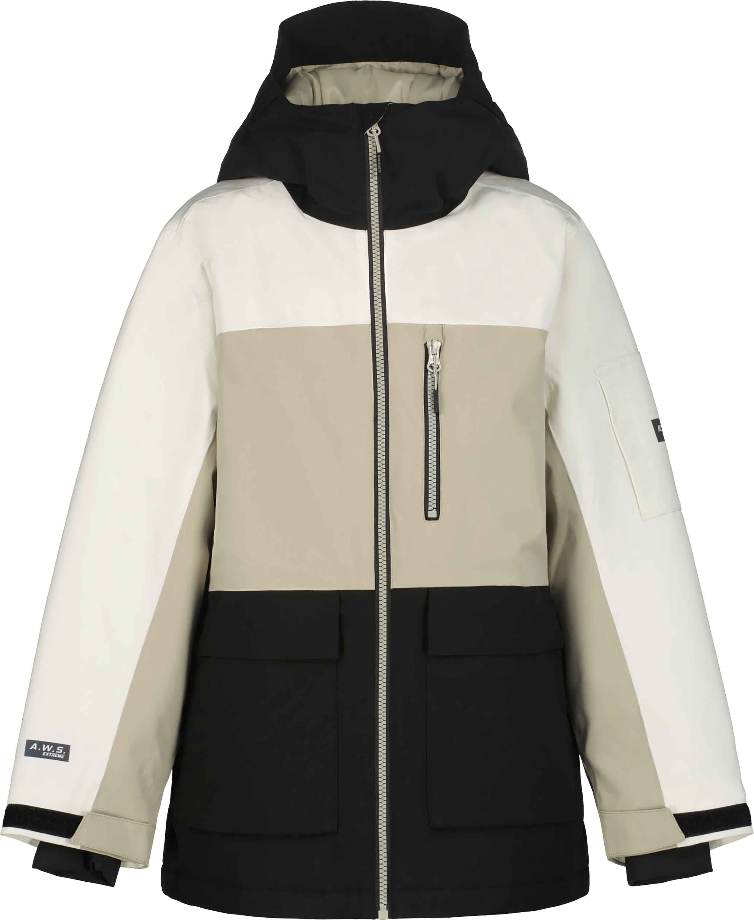 Stretch Ski /Snowboard Jacke Lamar Jr Poudre Kindergröße 164 cm Beige
