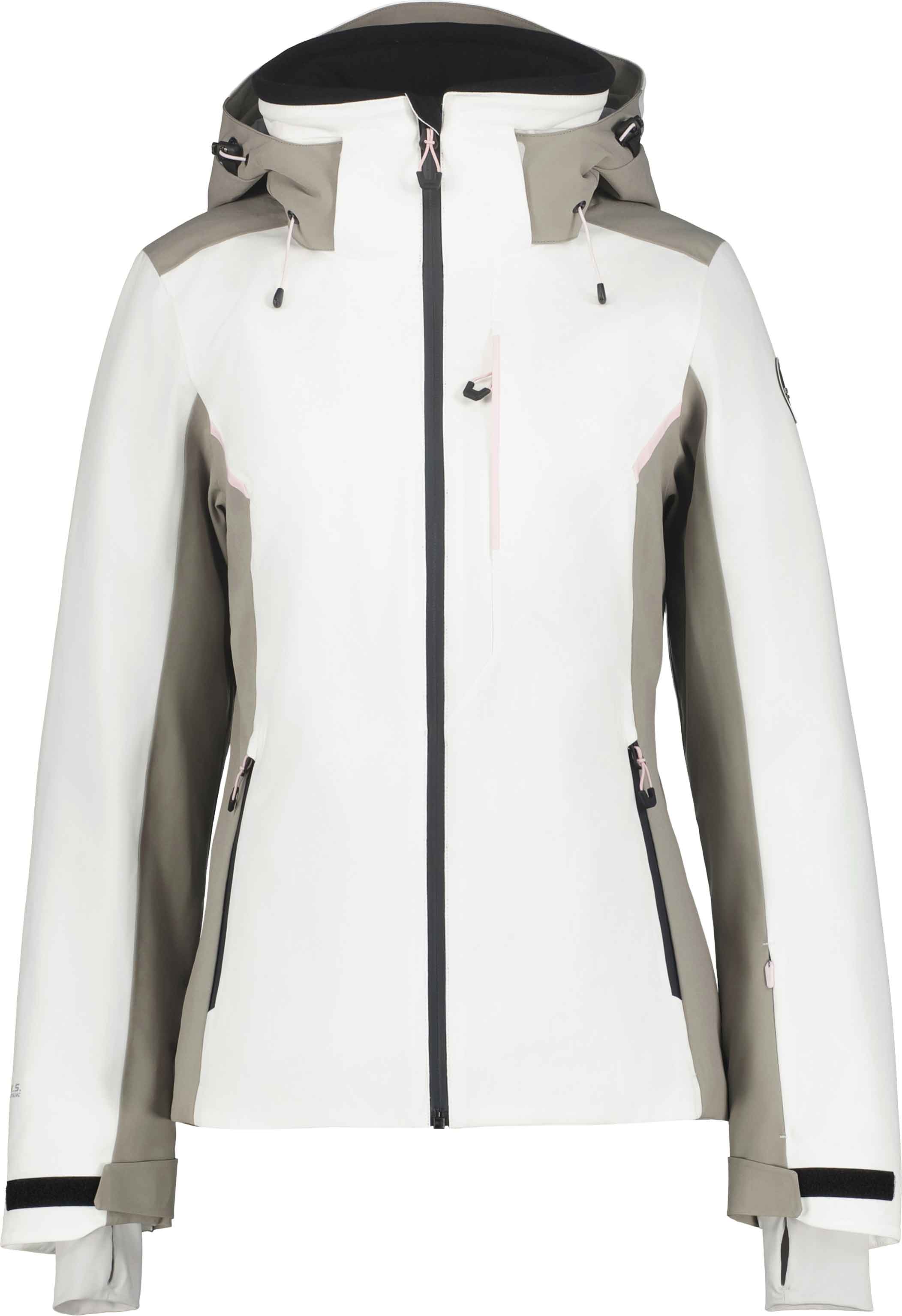 Stretch Ski /Snowboard Jacke Faenza W Blanc Optique für Damen Größe 38 FI Weiß