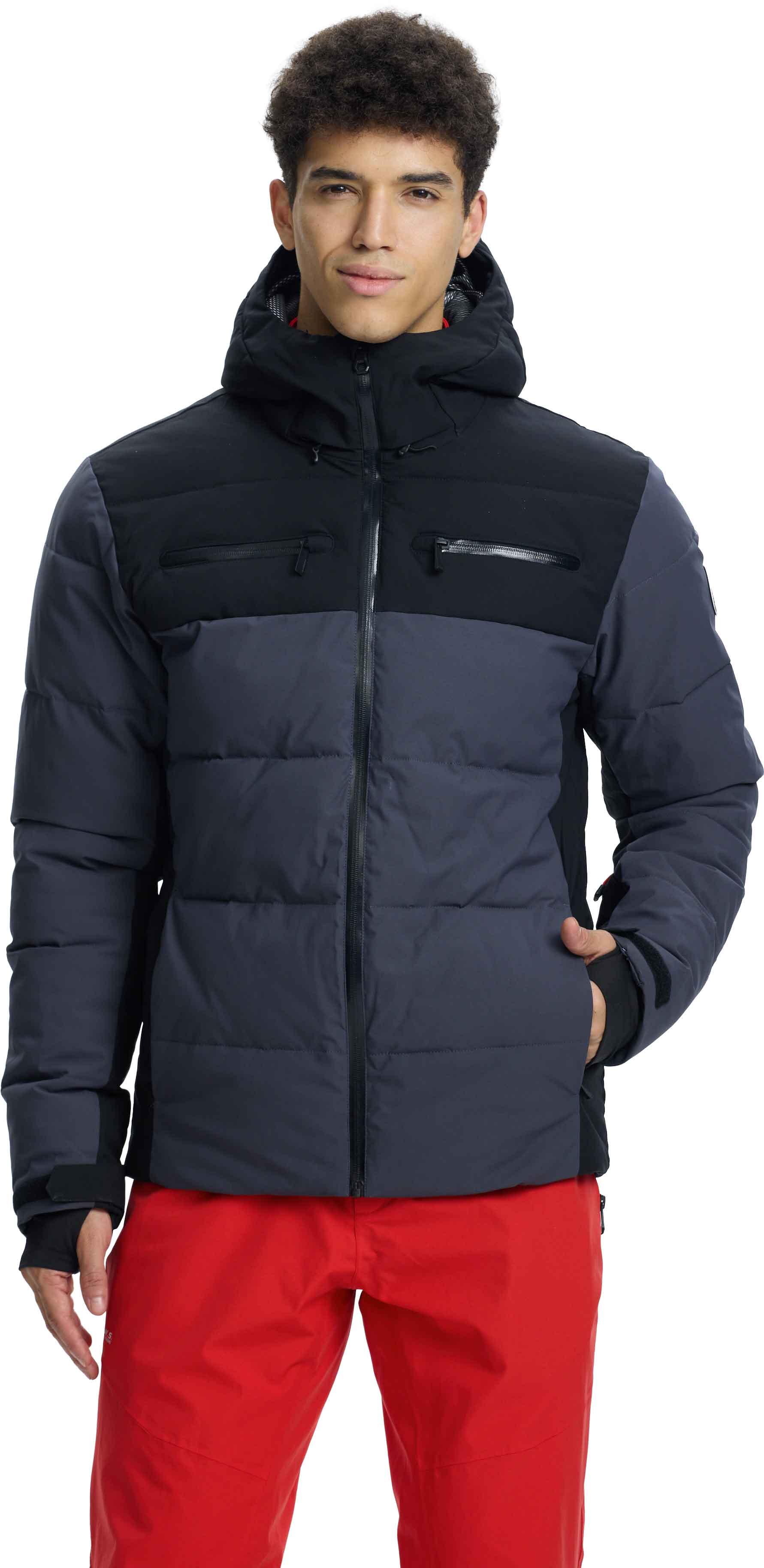 Doudoune de ski/snowboard stretch - Everman M Anthracite - Taille S - Gris