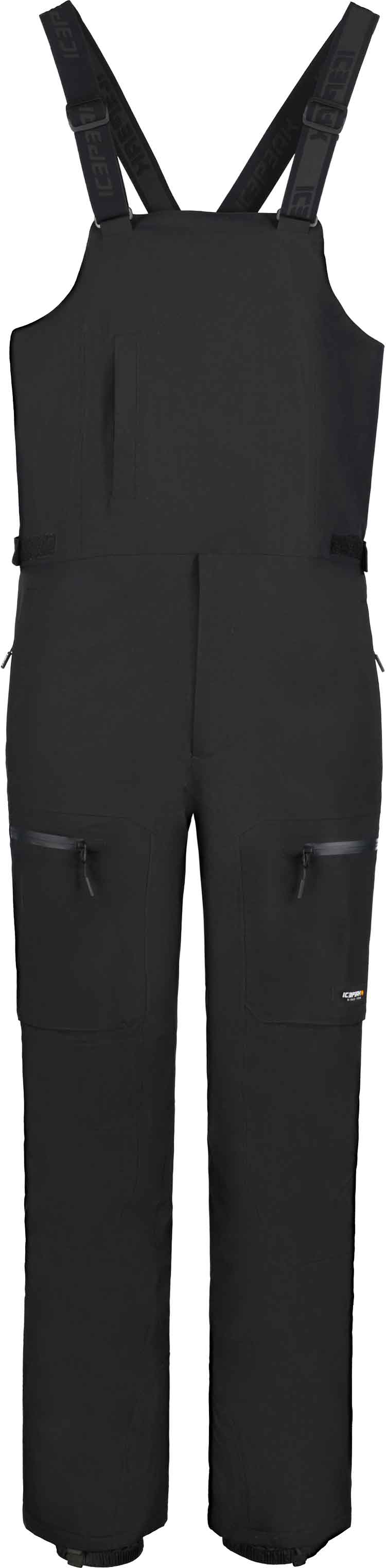 Latzhose Ski/Snowboard Cambo M Noir für Herren Größe 46 FI schwarz