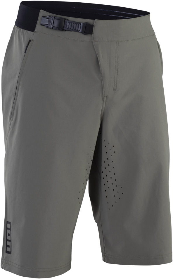 Short déperlant stretch randonnée - Bike Shorts ic LT M Sage-Grey - Taille XL - Gris