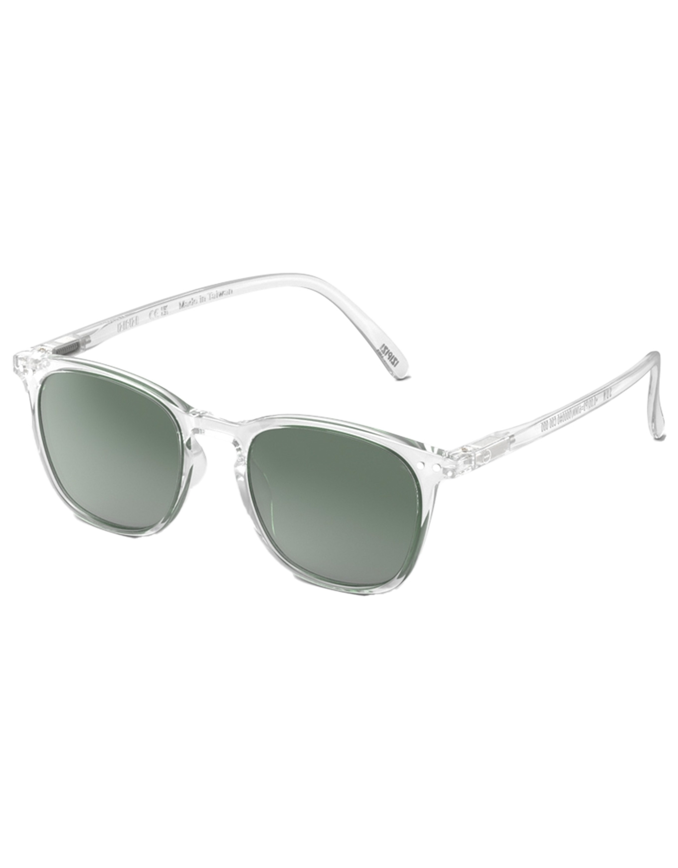 Polarisierte Sonnenbrille – Unisex – #E Sun Sun #E Crystal Polarized Weiß