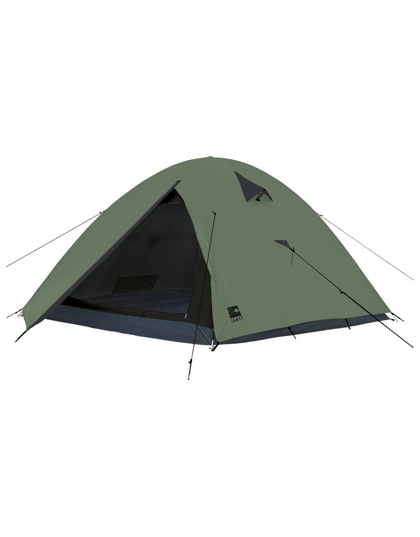 Tente de trekking 3 places spacieuse - Mexico 3XL - Vert