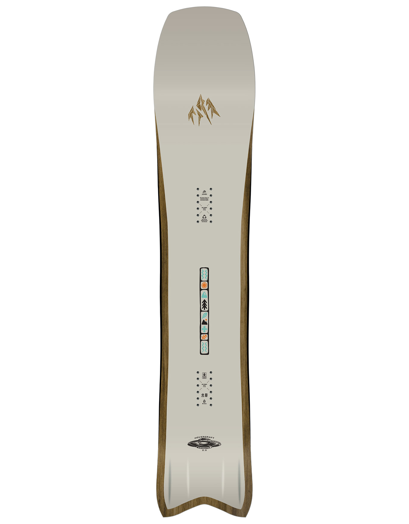 Snowboard Freeride Hovercraft 2.0 2026 Größe 164 cm Beige