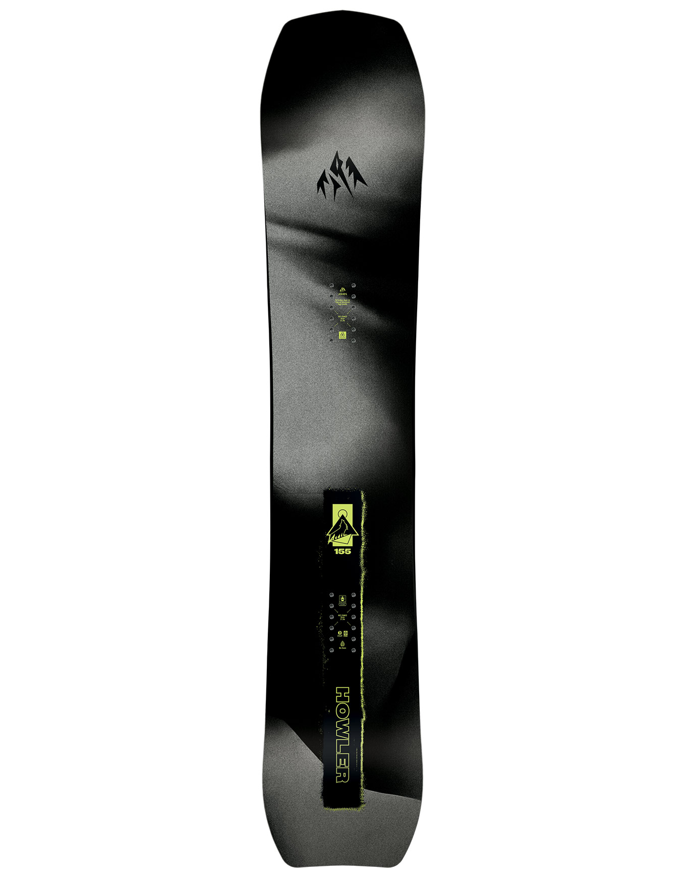 Snowboard Freeride Howler 2026 für Herren Größe 157W cm schwarz