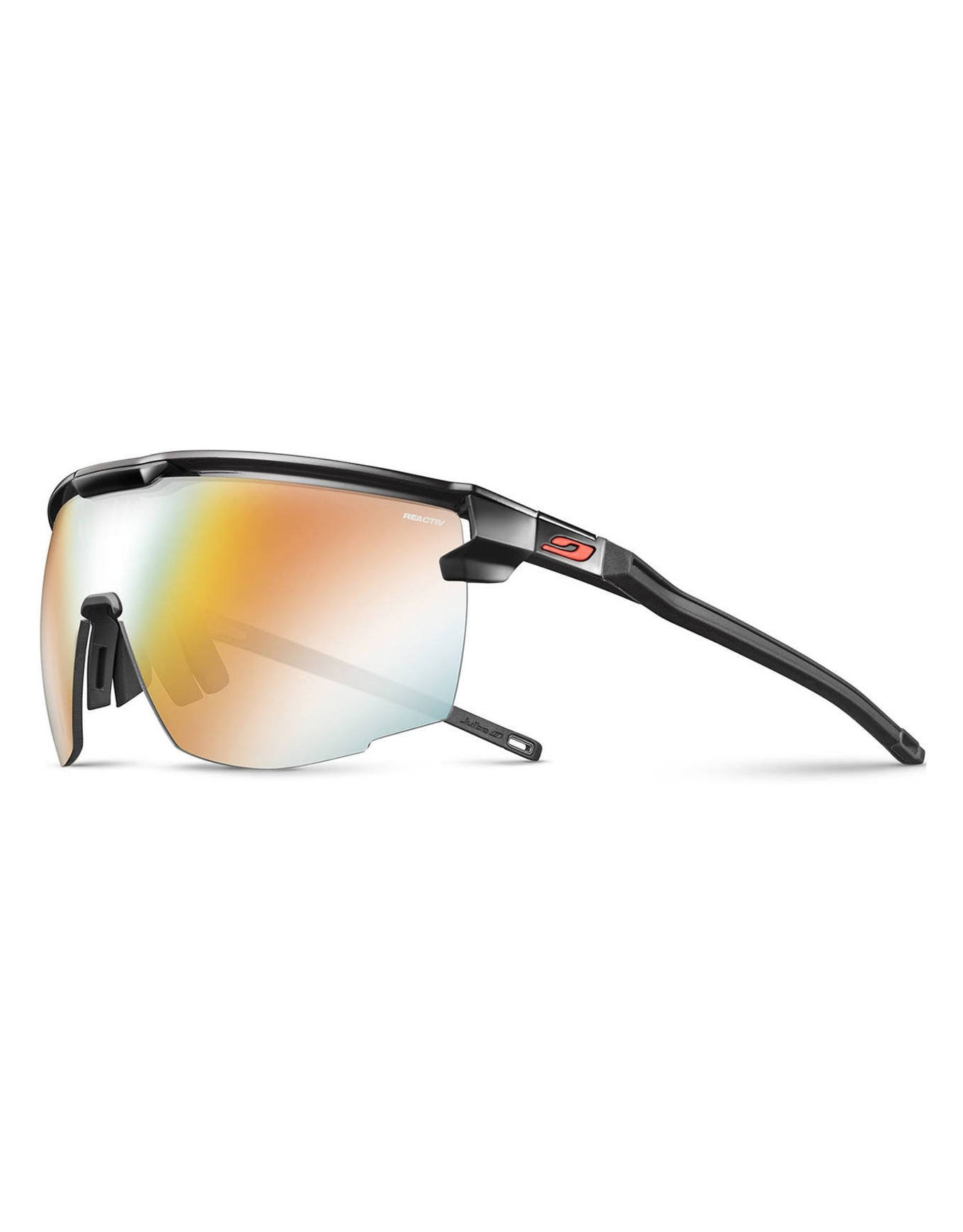 Sonnenbrille Ultimate Noir/Rouge Reactiv 1-3 Light Amplifier schwarz