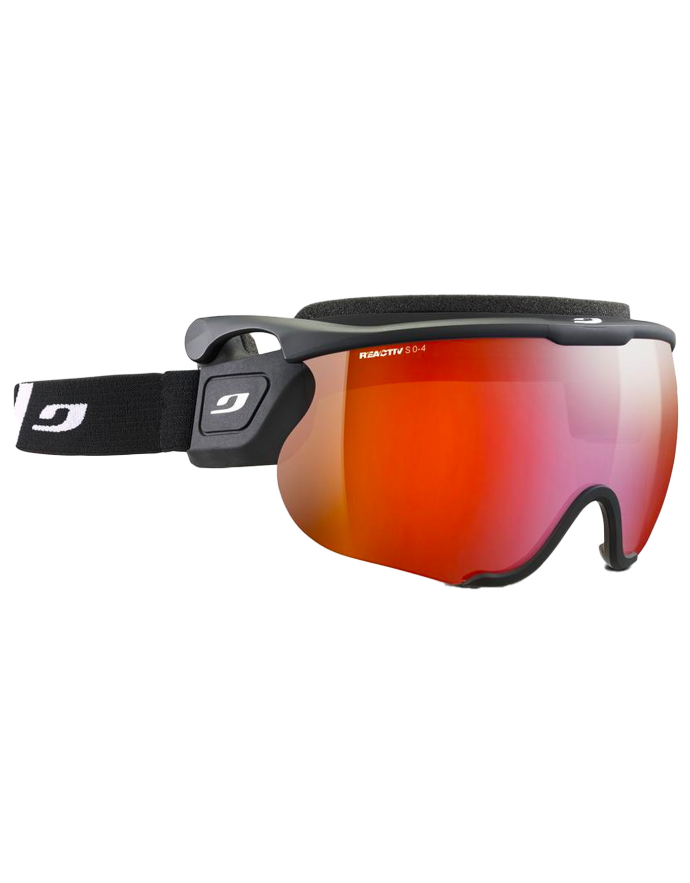 Photochromatisches Visier für Skilanglauf Sniper Evo L Reactiv 0-4 HC Black schwarz