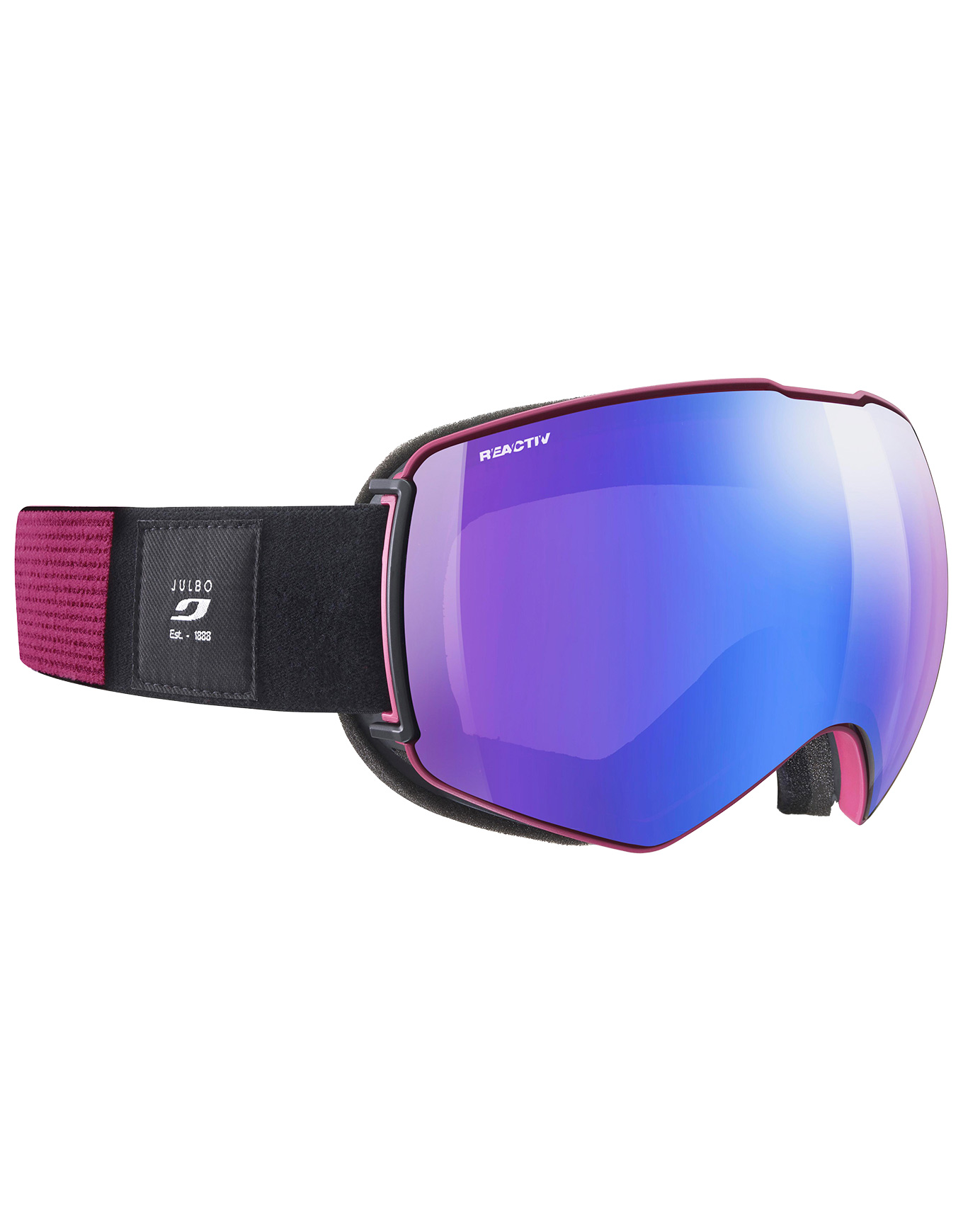 Skibrille Lightyear Reactiv 1-3 HC Black/Purple Violett
