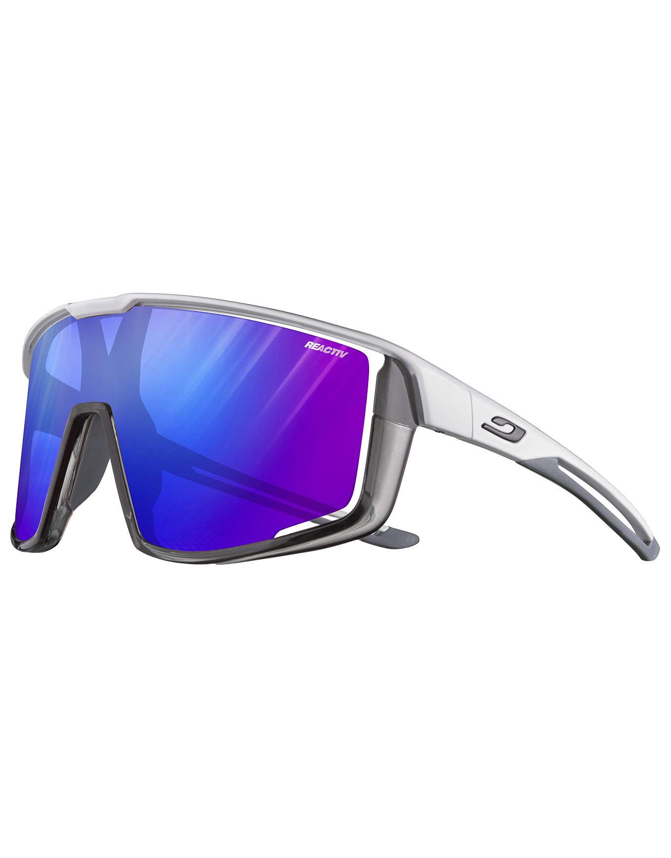 Sonnenbrille Fury Blanc/Gris Translucide Reactiv 1-3 High Contrast Weiß