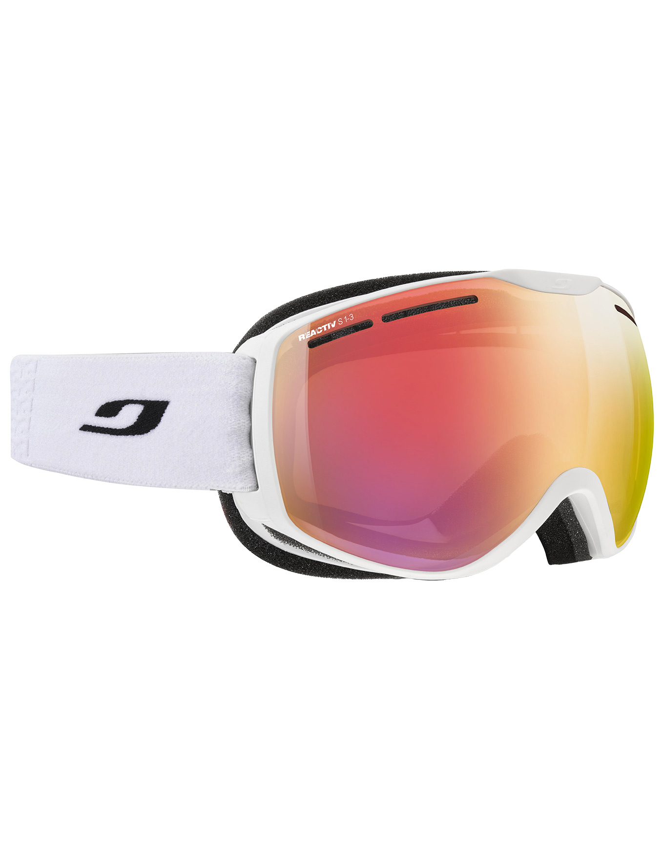 Skibrille Fusion Reactiv 1-3 HC White Weiß
