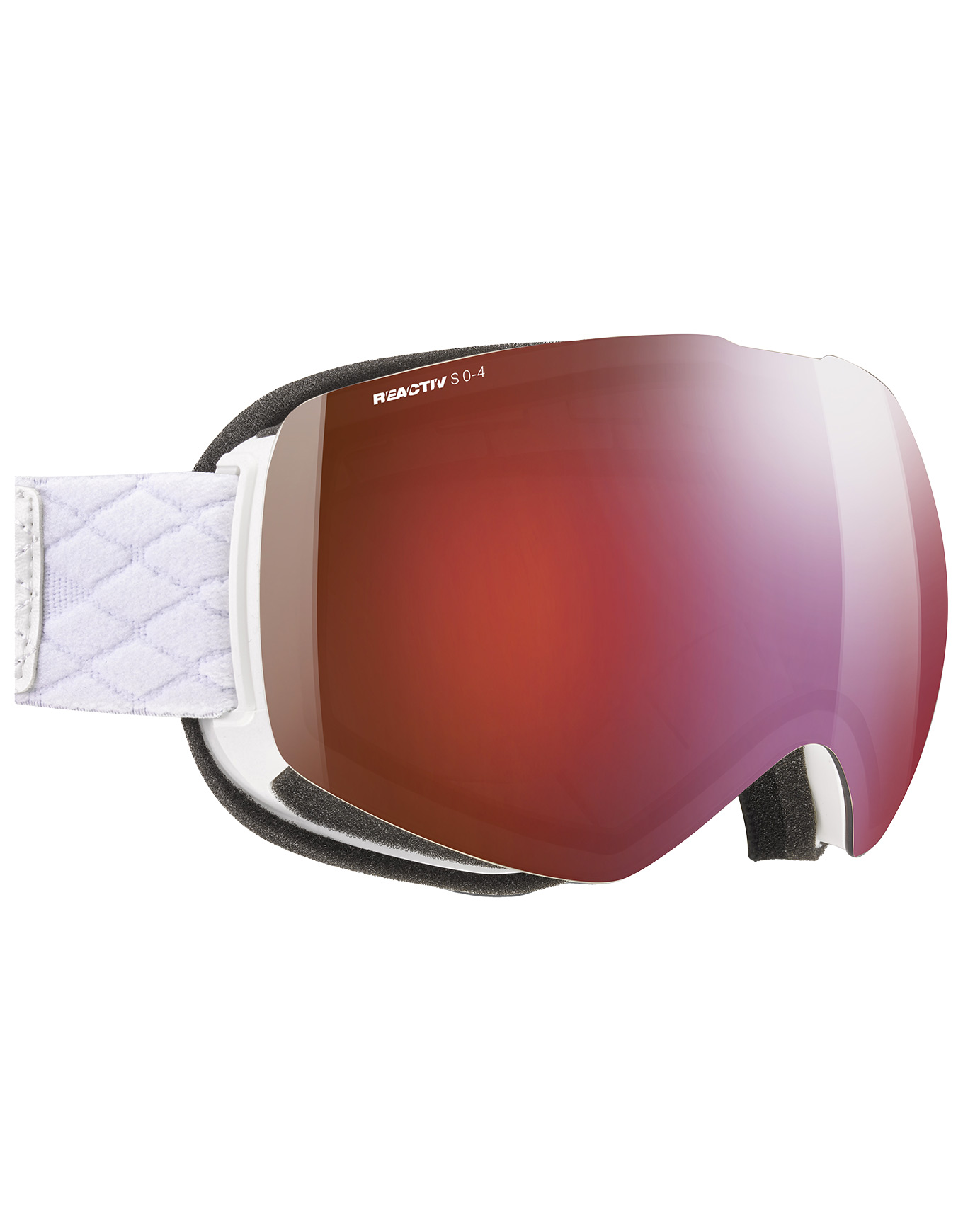 Skibrille Shadow Reactiv 0-4 HC White aus Wolle Weiß