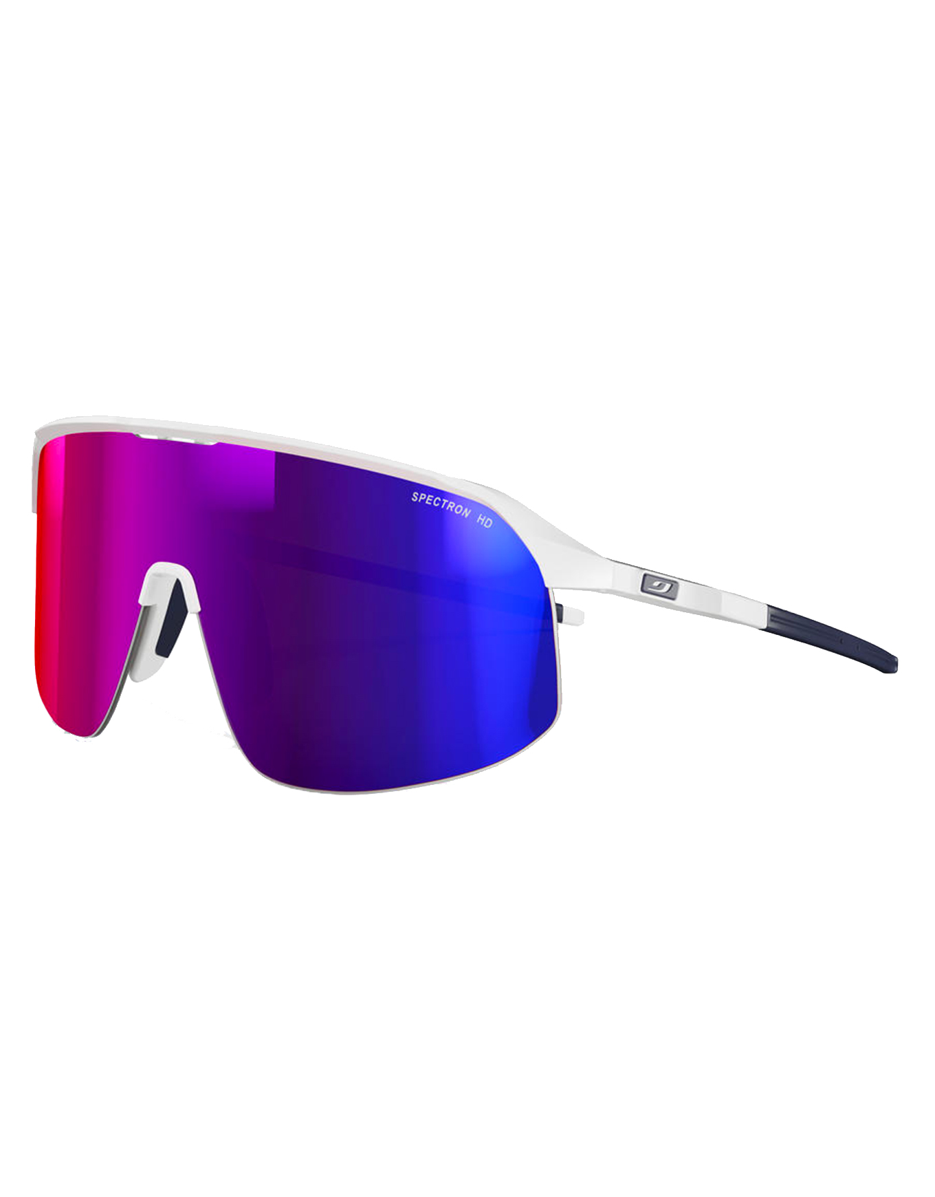 Sonnenbrille Density Blanc/Bleu Spectron HD 3 Weiß