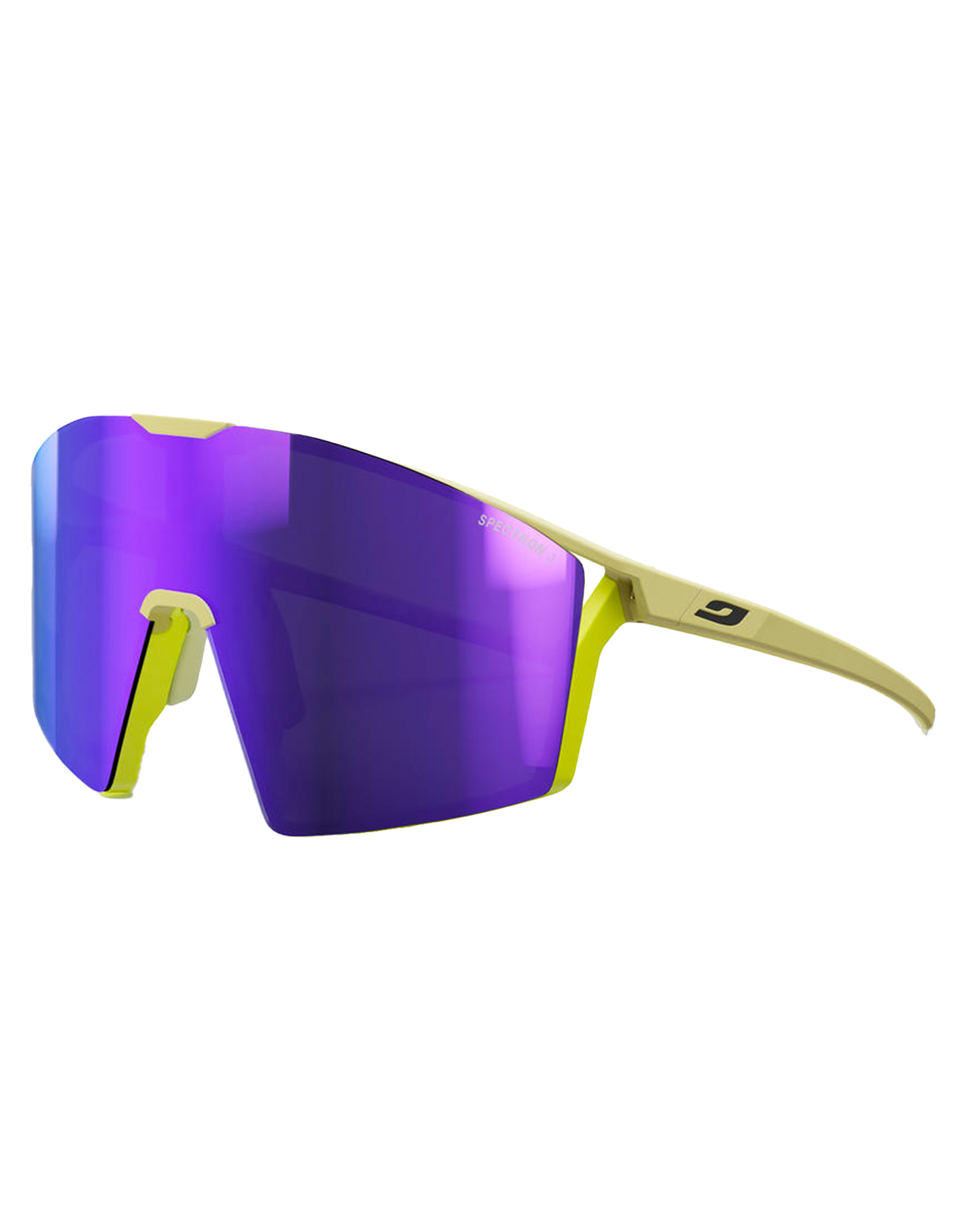 Lunettes de soleil - Edge Brun Clair/Jaune Fluo Spectron 3 - Beige