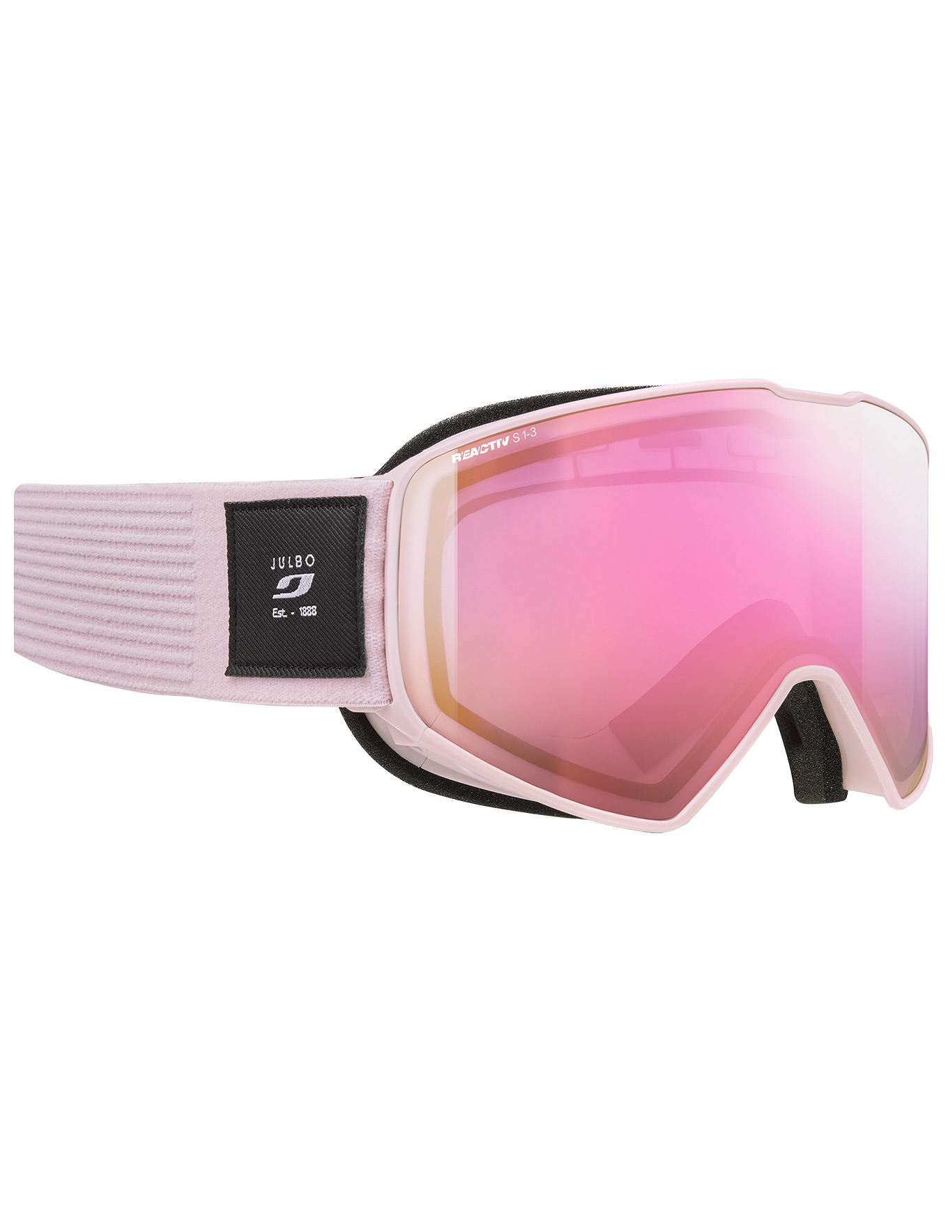 Masque de ski photochromique - Cyrius-X Reactiv 1-3 HC Pink en Silicone - Rose