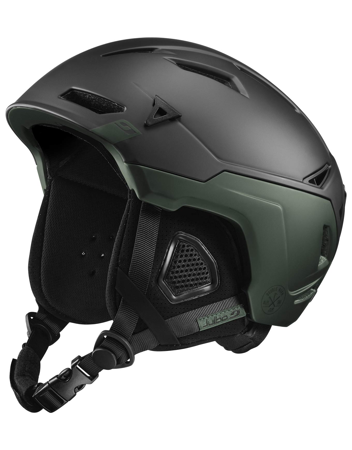Casque de ski de randonnée/alpinisme - The Peak Lt Black/Green - Taille 56-58 cm - Noir