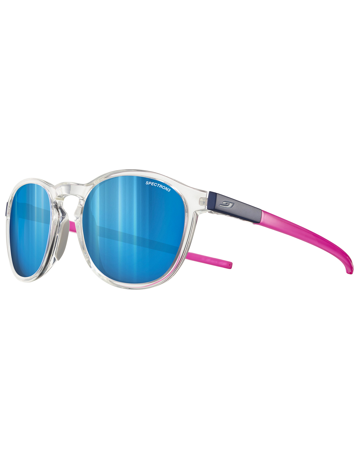 Lunettes de soleil - Shine L Trans/Rose SP 3 - Blanc