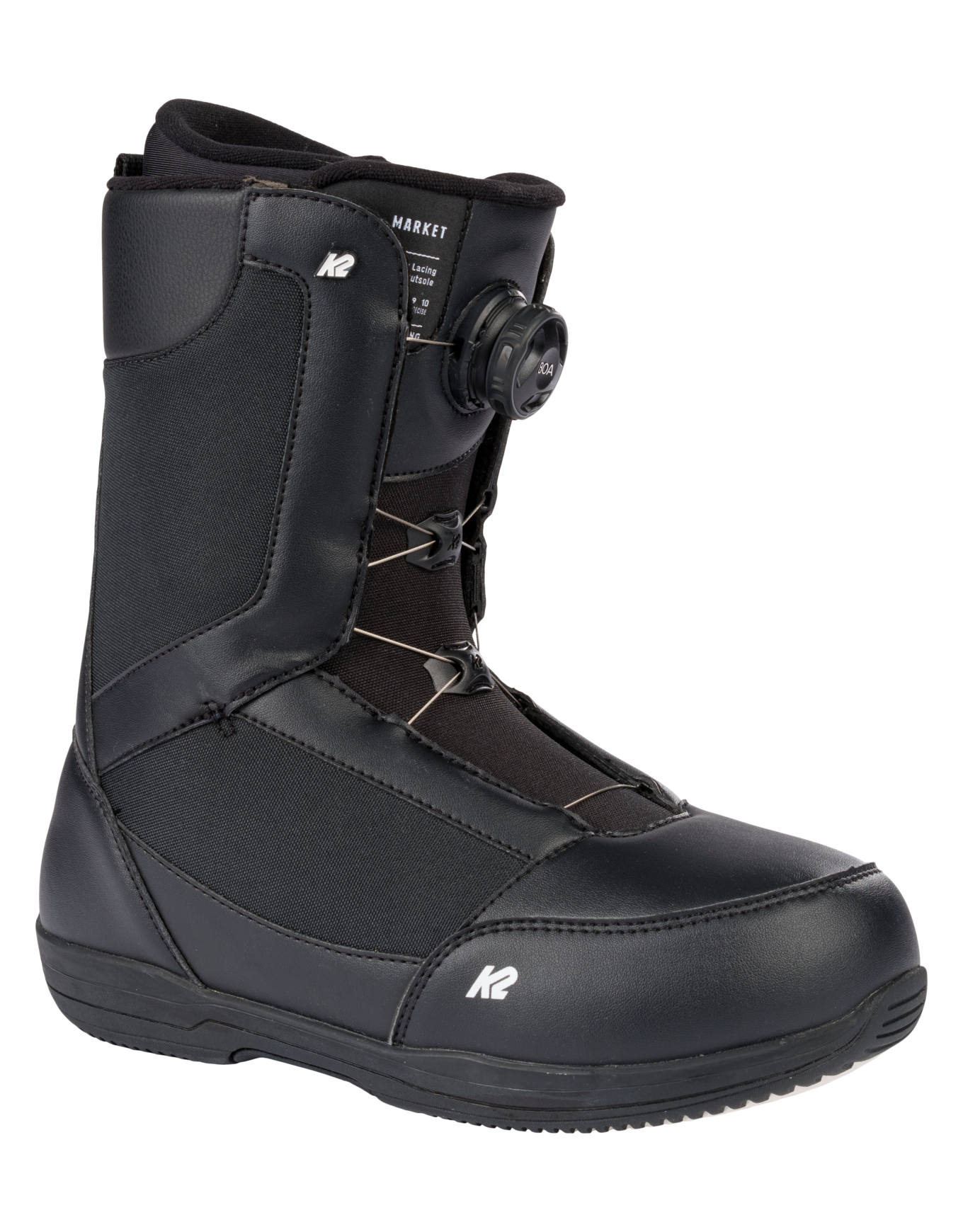 All-Mountain Snowboardboots Market Black für Herren aus Wolle Größe 42 schwarz
