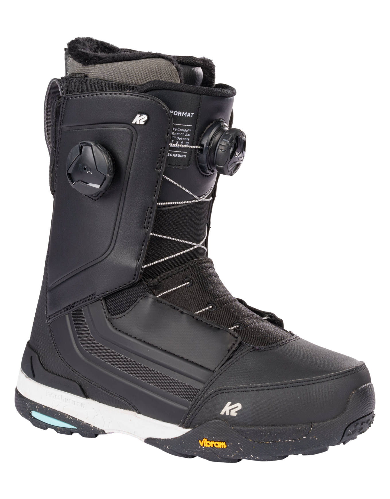 Snowboardboots Format Black für Damen Größe 41,5 schwarz