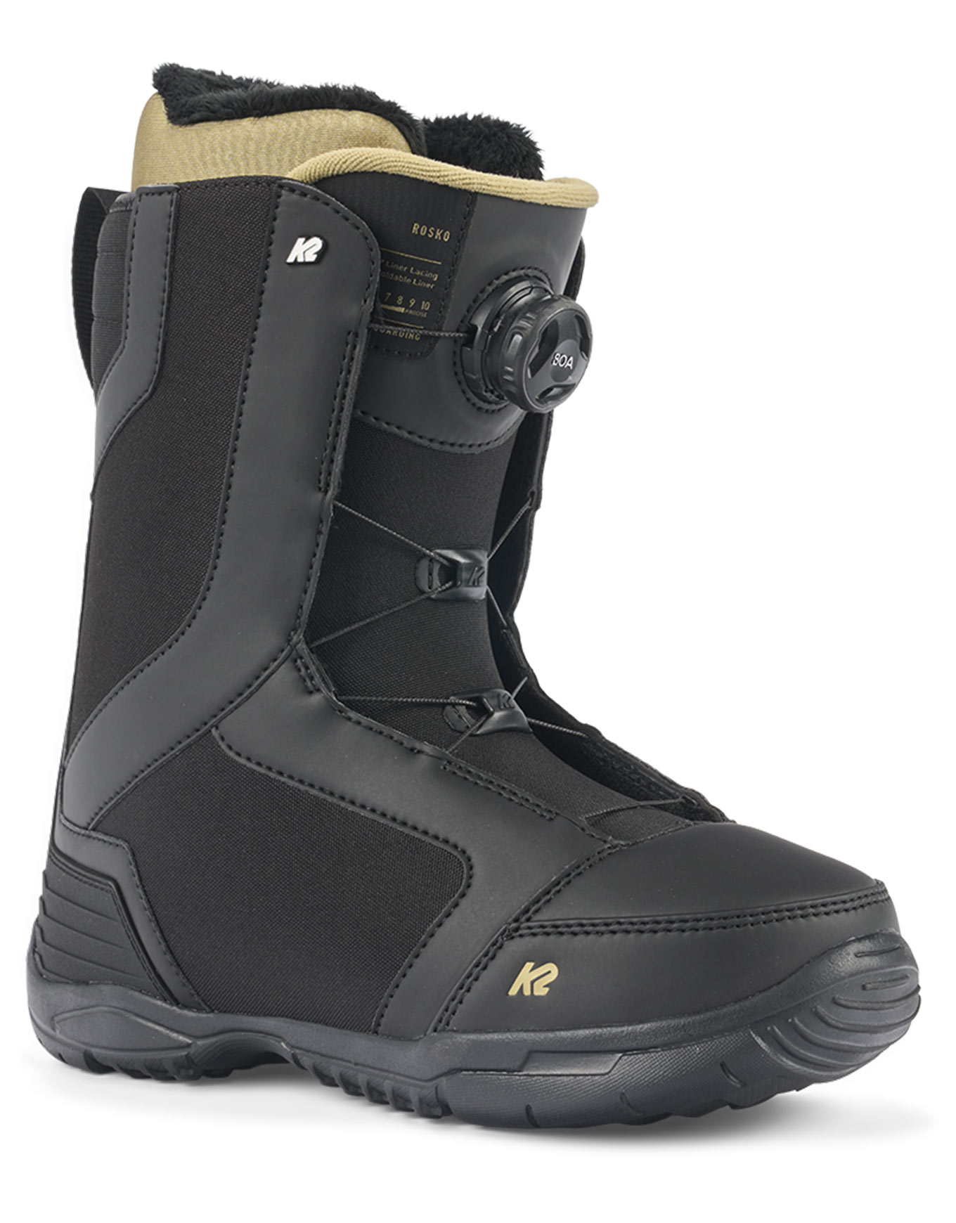 All-Mountain Snowboard-Boots Rosko Black für Herren Größe 41,5 schwarz