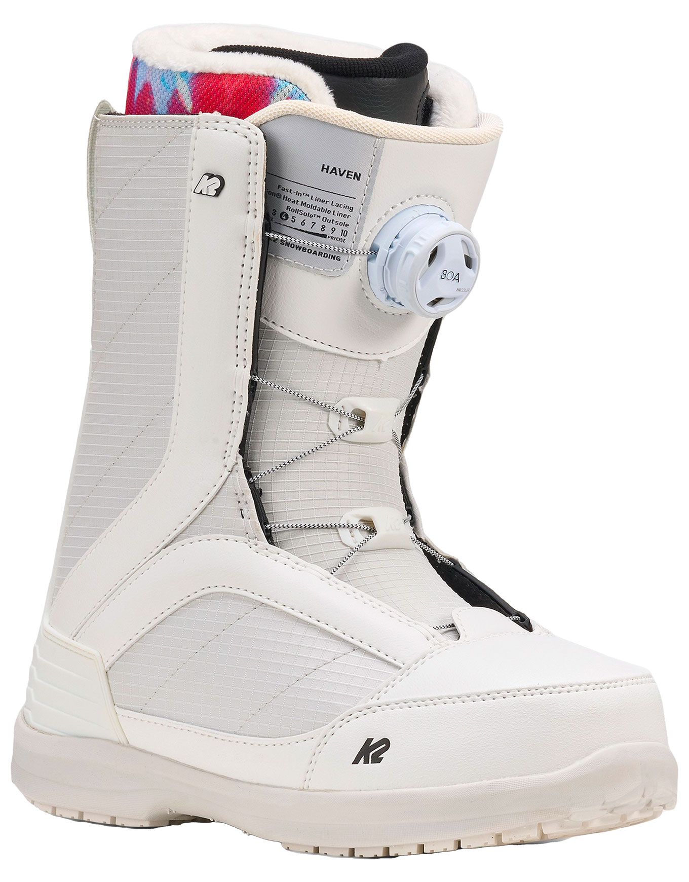 All-Mountain Snowboard Boots Haven White für Damen Größe 40,5 Weiß
