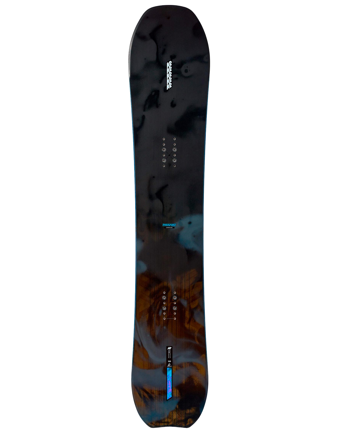 Snowboard All-Mountain Freeride Passport 2026 Größe 154 cm schwarz