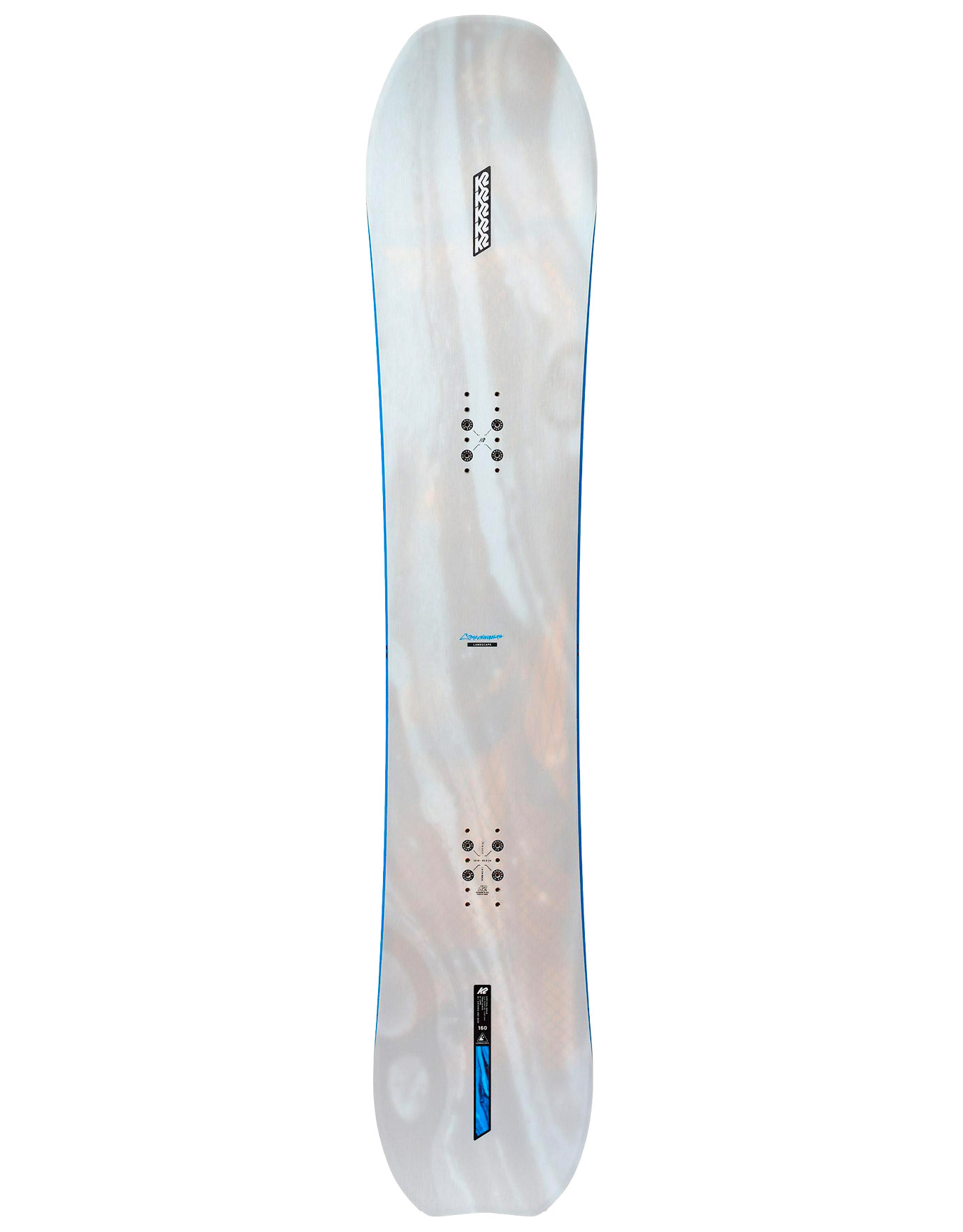 Snowboard All-Mountain Freeride Commonwealth 2026 Größe 157 cm Weiß