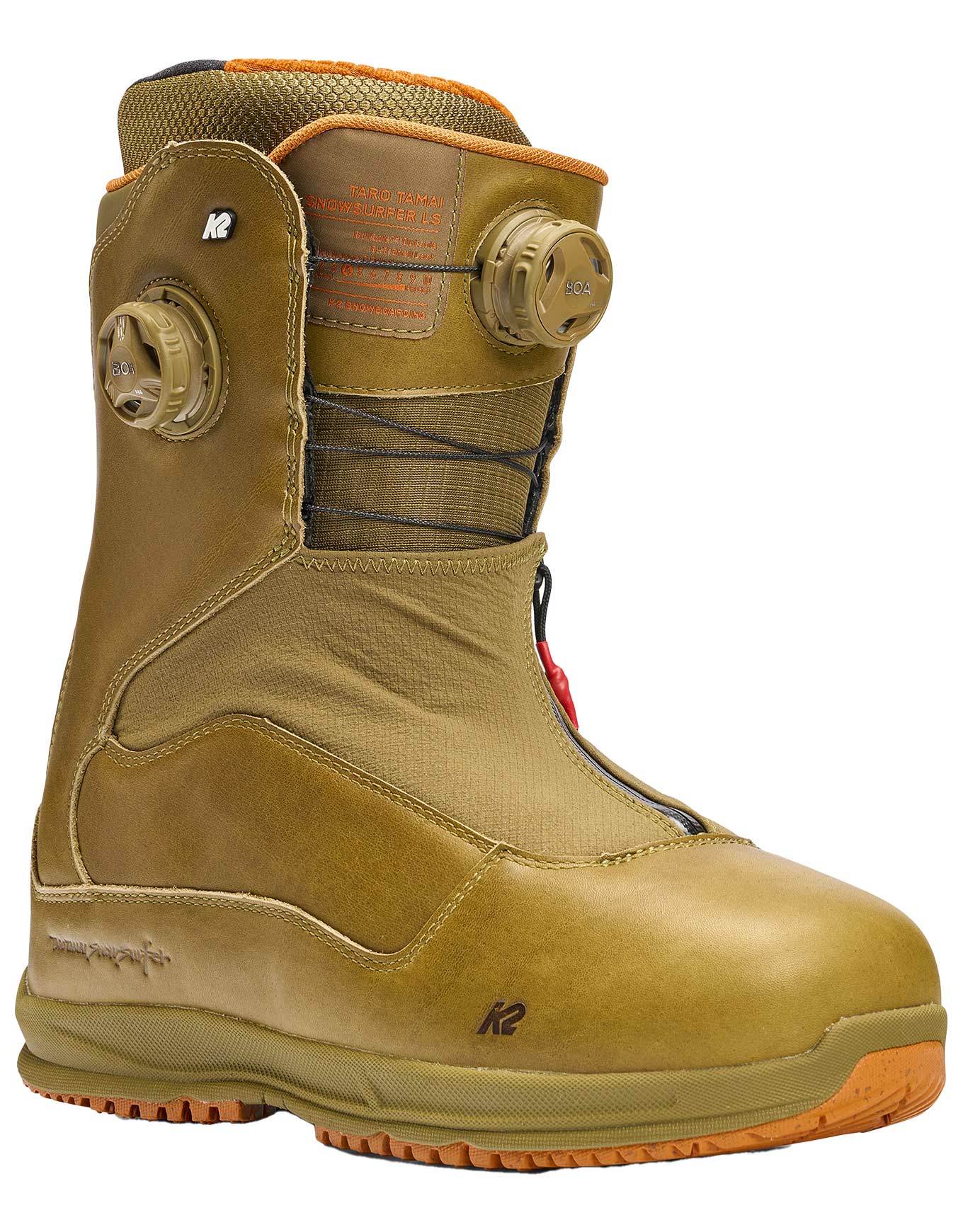 All-Mountain Freeride Snowboard Boots Taro Tamai Snowsurfer Ls Olive für Herren Größe 42 Braun
