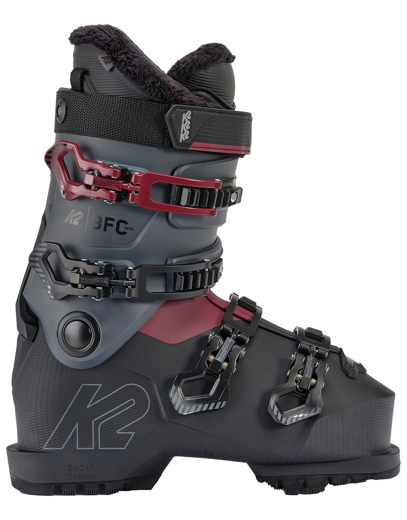 Chaussures de ski alpin - BFC 95 W - Taille 39 - Noir