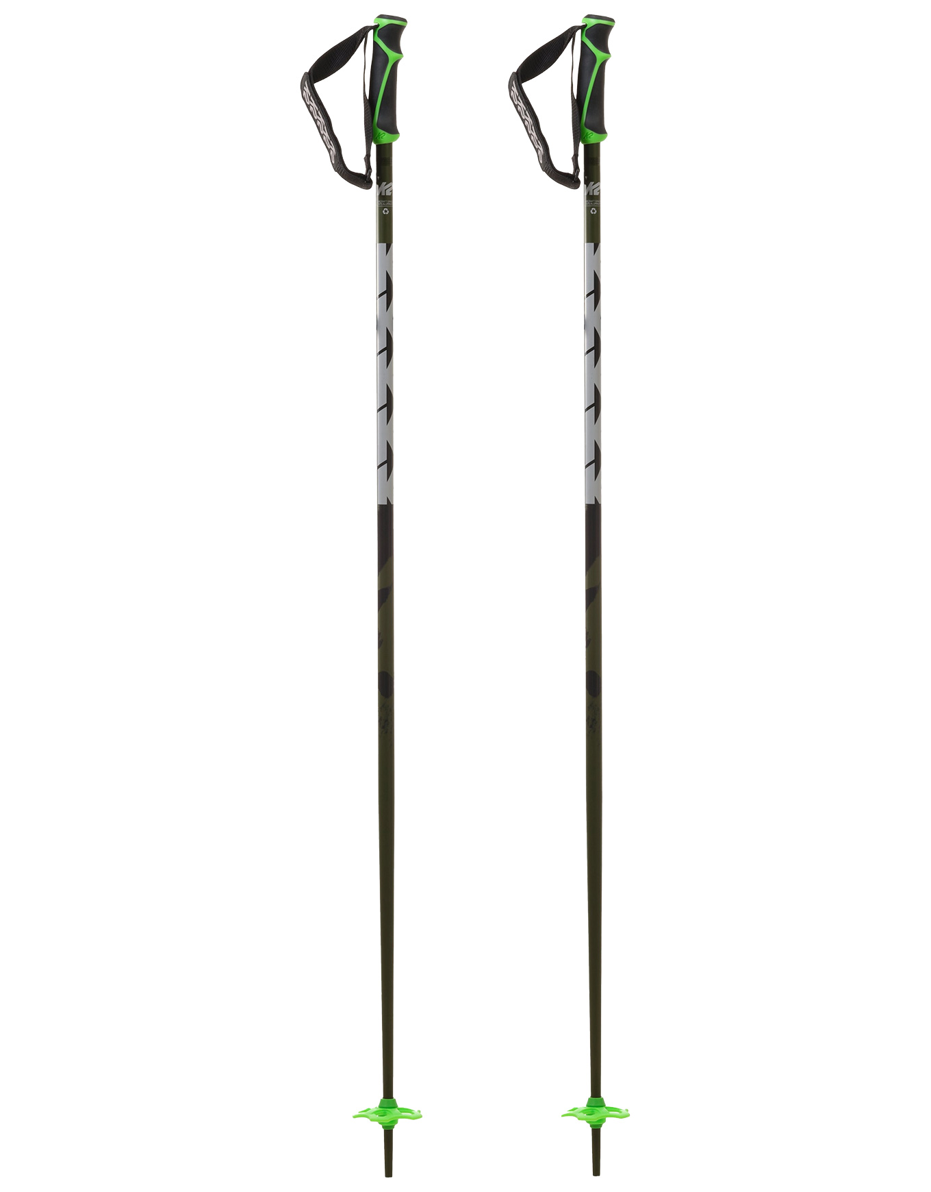Bâtons de ski Freeride 18 Green Größe 115 cm Grün