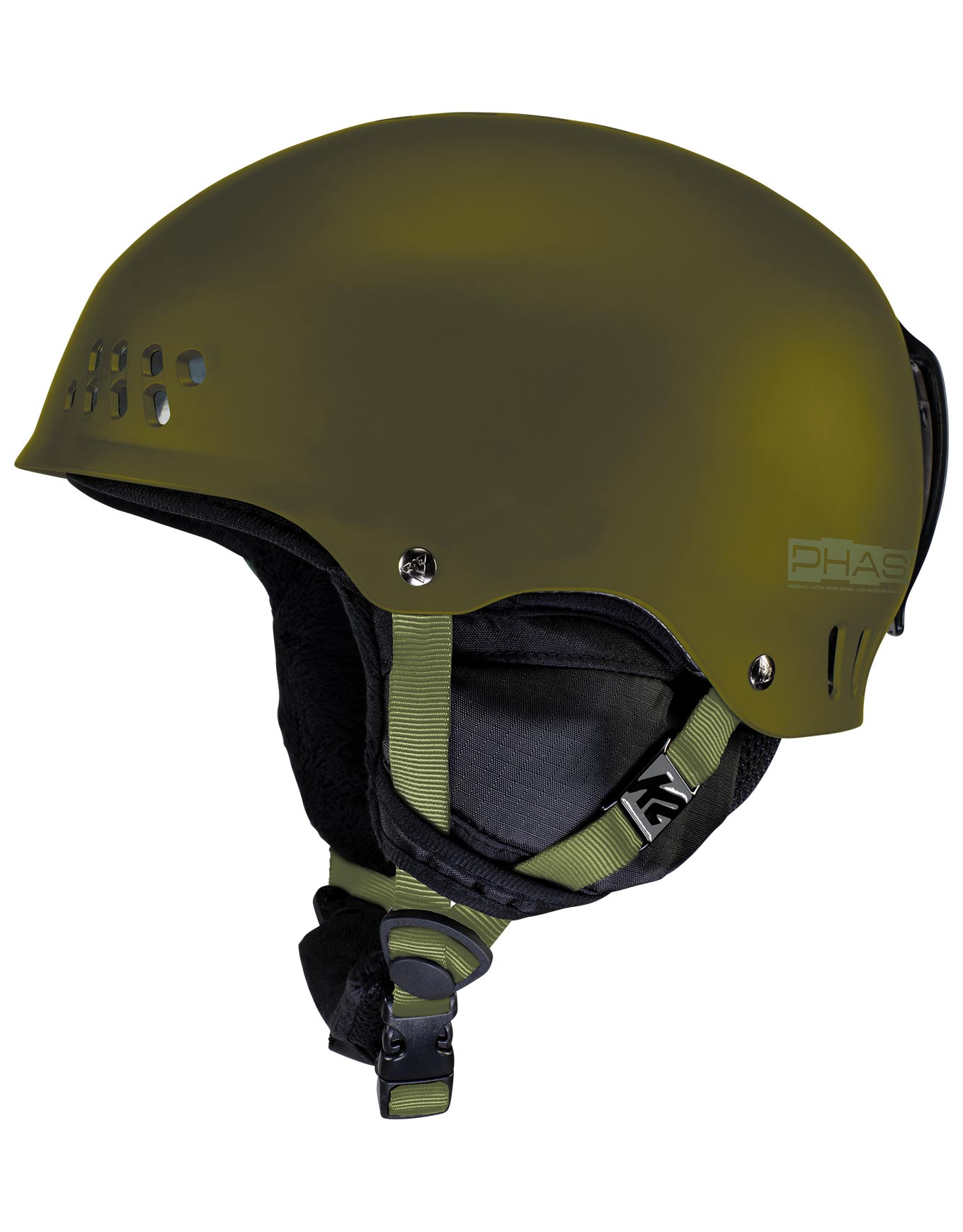 Skihelm Phase Pro Dark Olive Green für Herren Größe 55-59 cm Grün