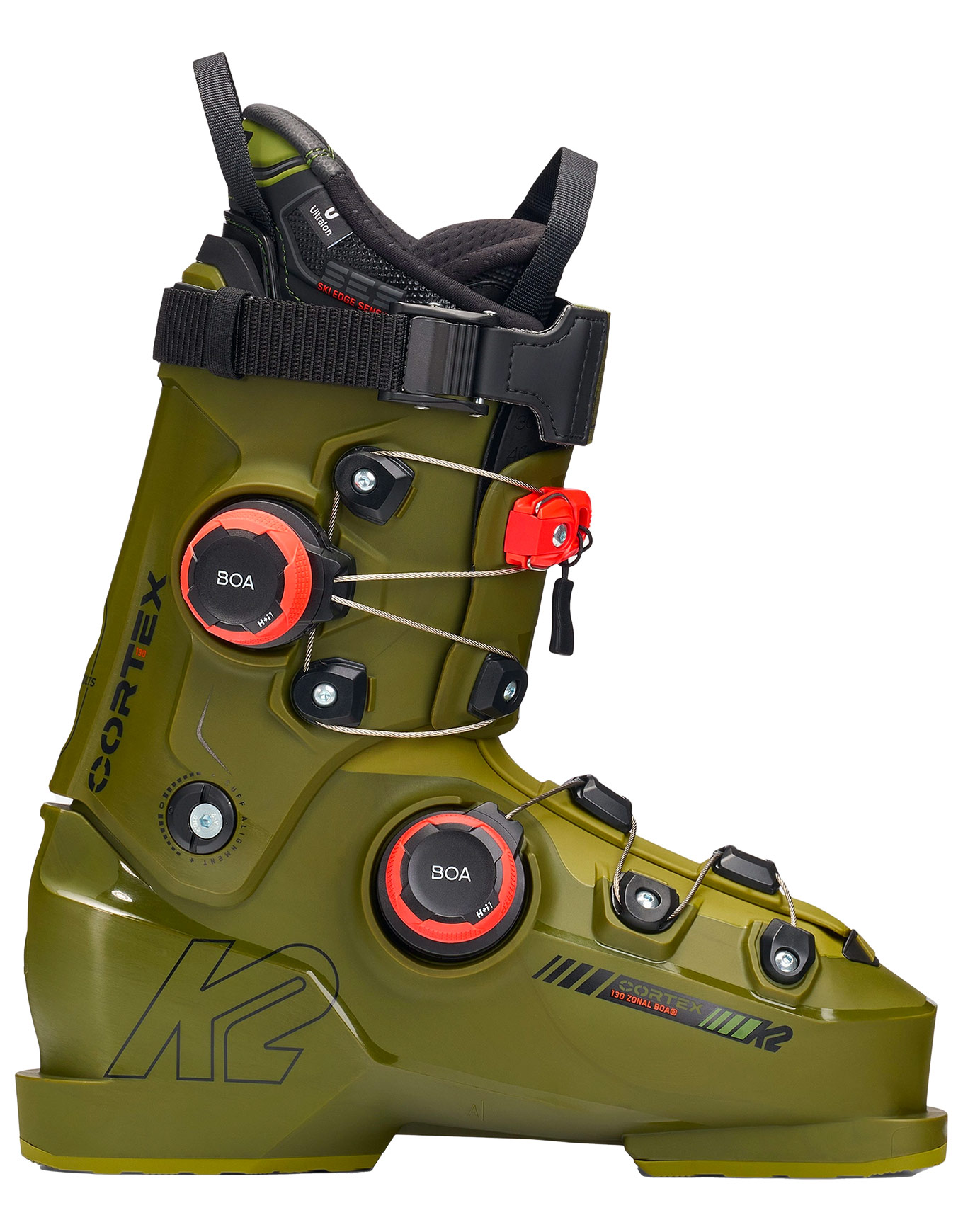 Chaussures de ski - Cortex 130 Zonal Boa - Taille 42,5 - Kaki